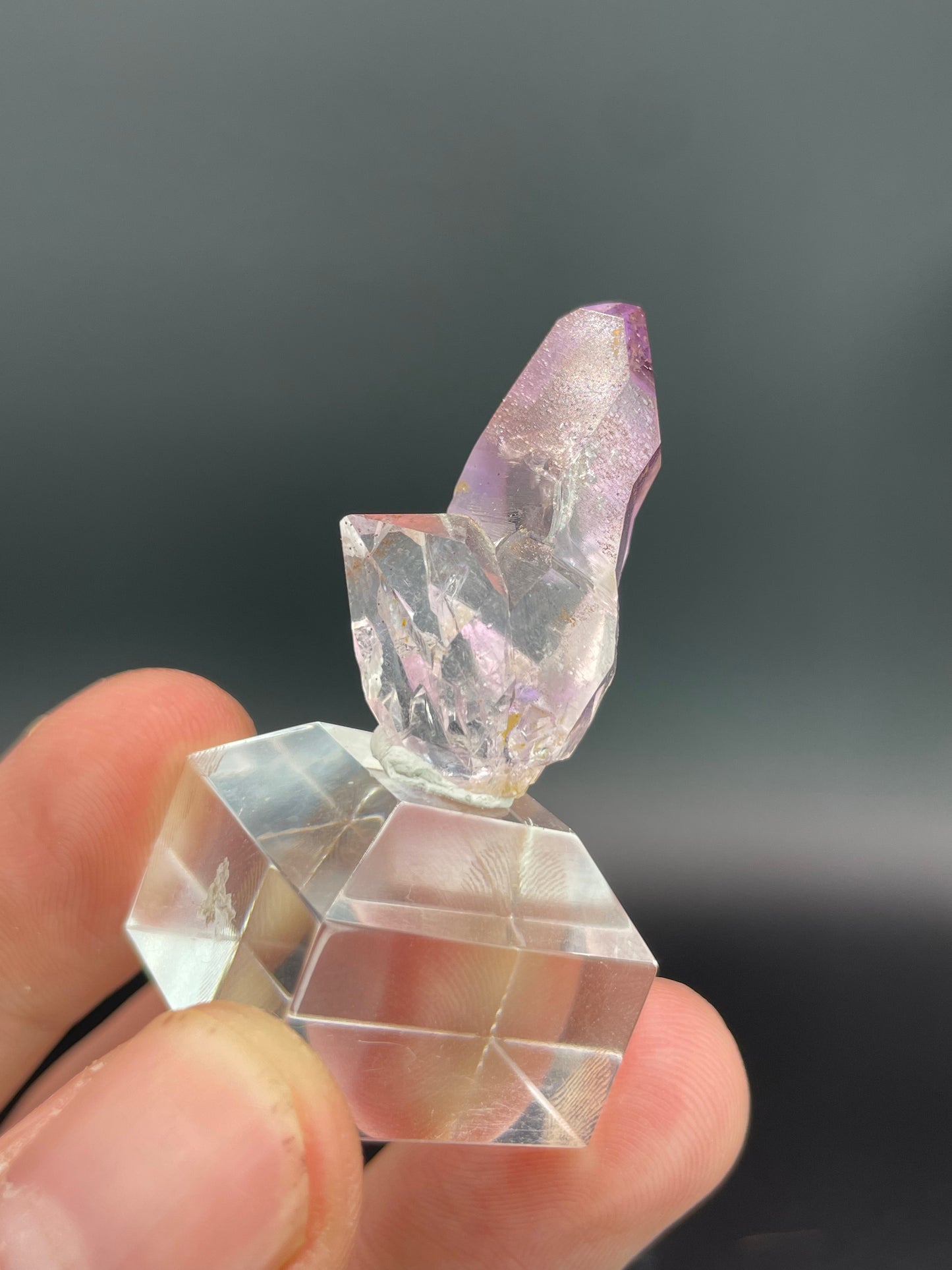 Amethyst Japan Law Twin, Marovoalavo Mine, Andilamena, Madagascar