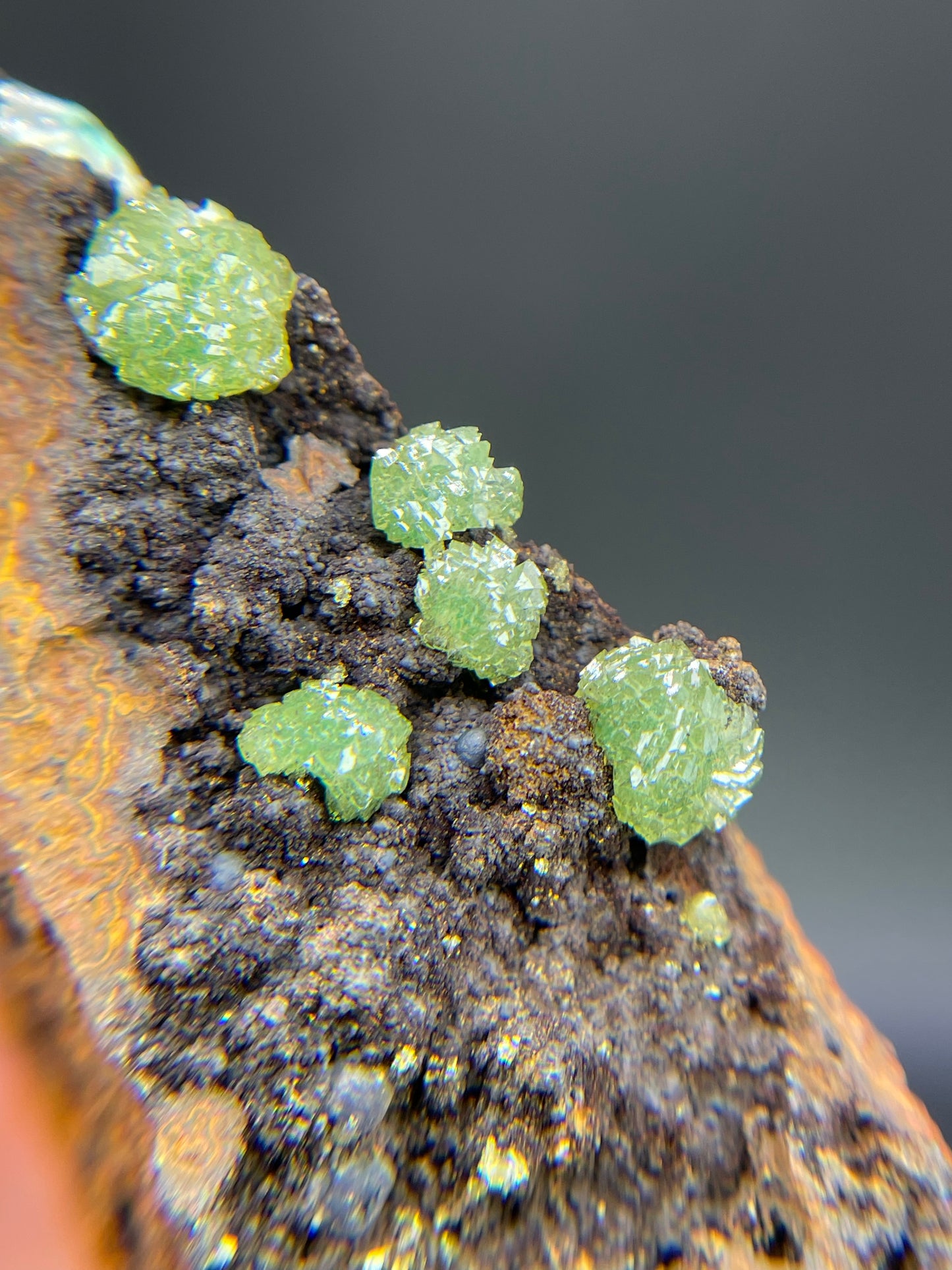 Cuprian Adamite, Ojuela Mine, Mapimi, Durango, Mexico