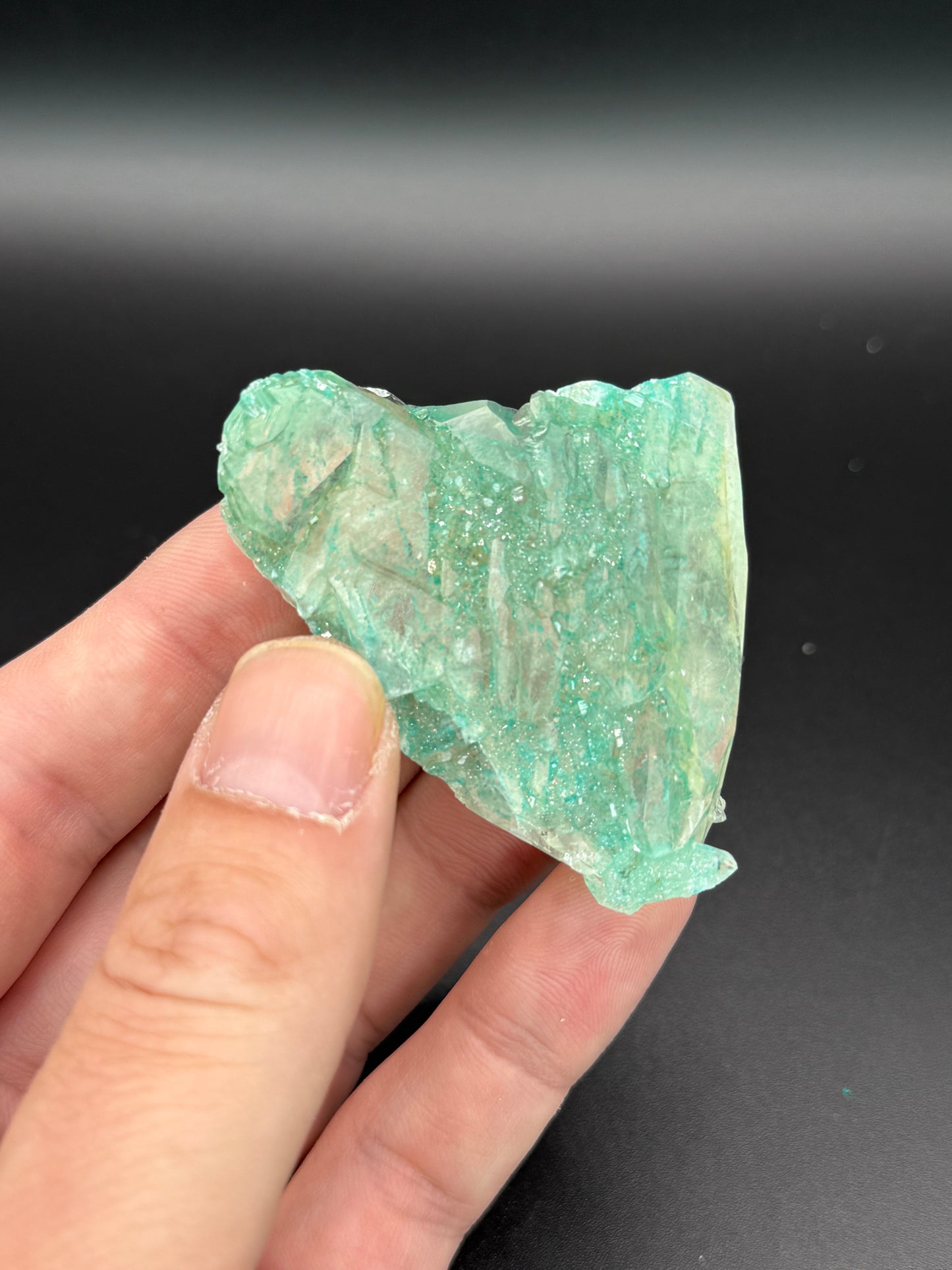 Dioptase and Quartz, Kunene Region, Namibia