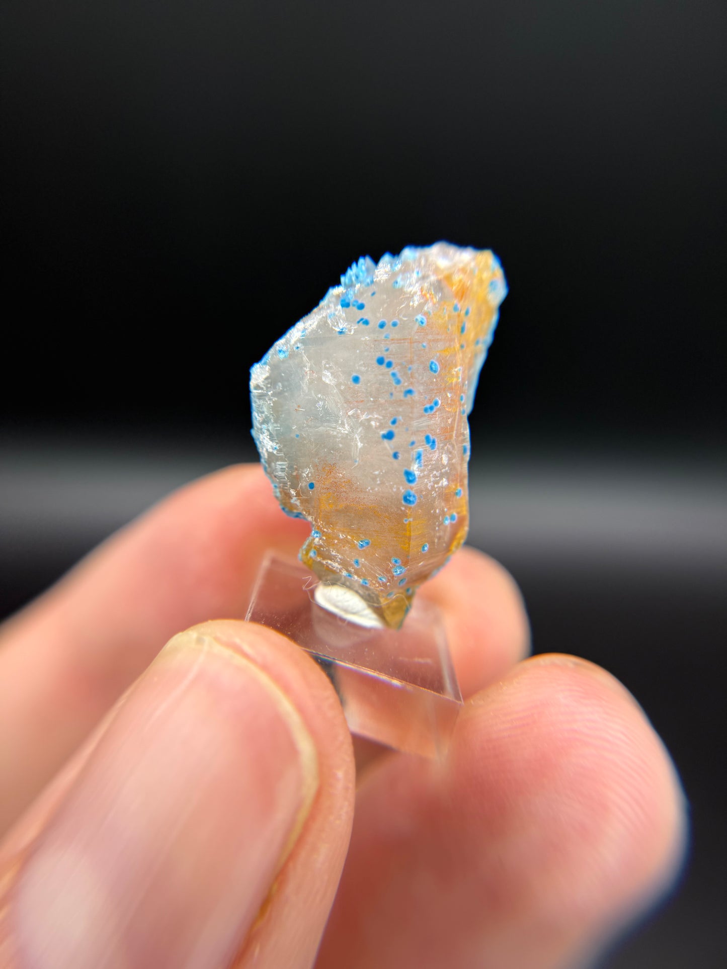 Shattuckite in Quartz, Kunene Region, Namibia