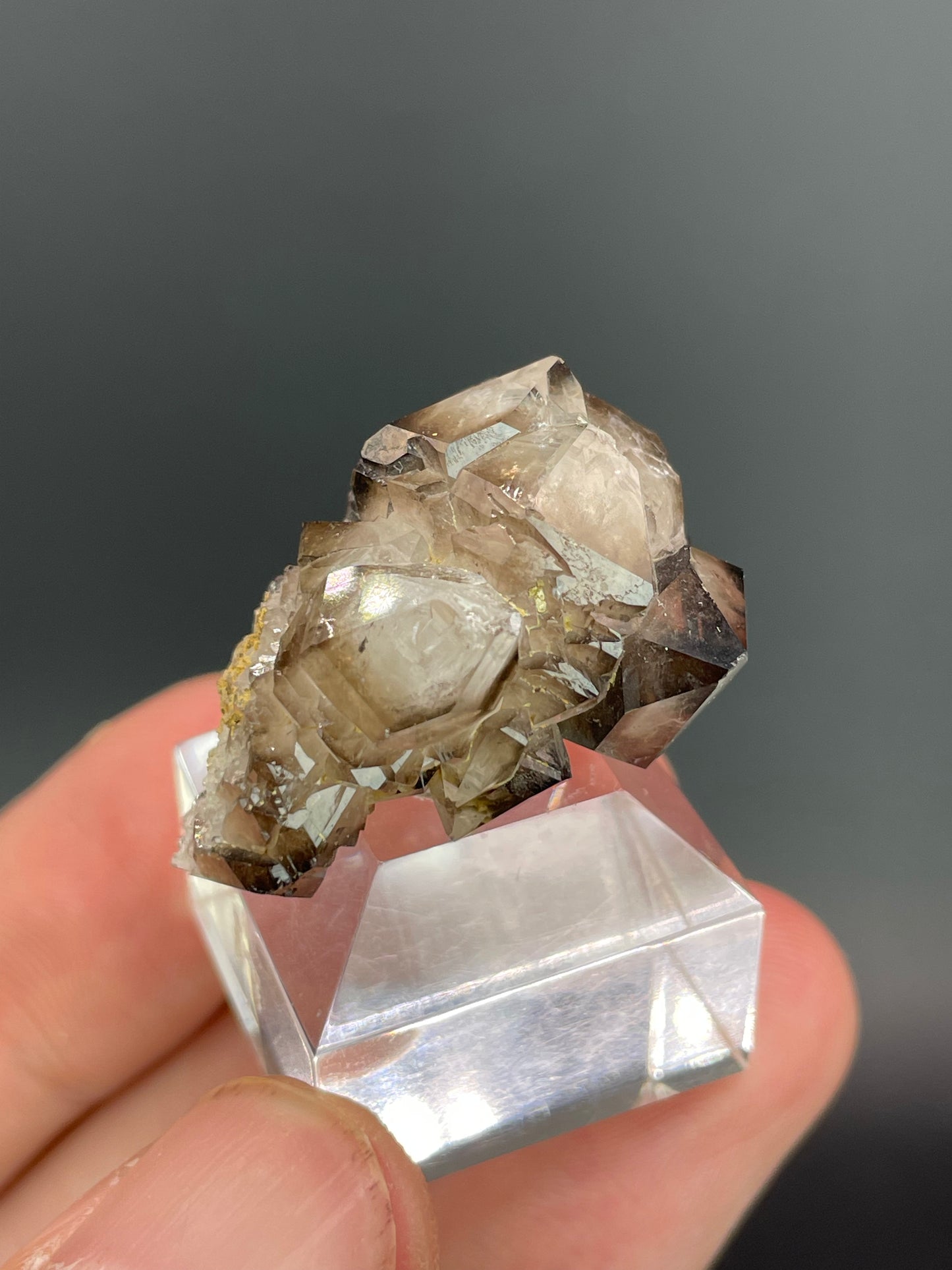 Smoky Quartz, Johanneszeche, Goepfersgruen,, Germany