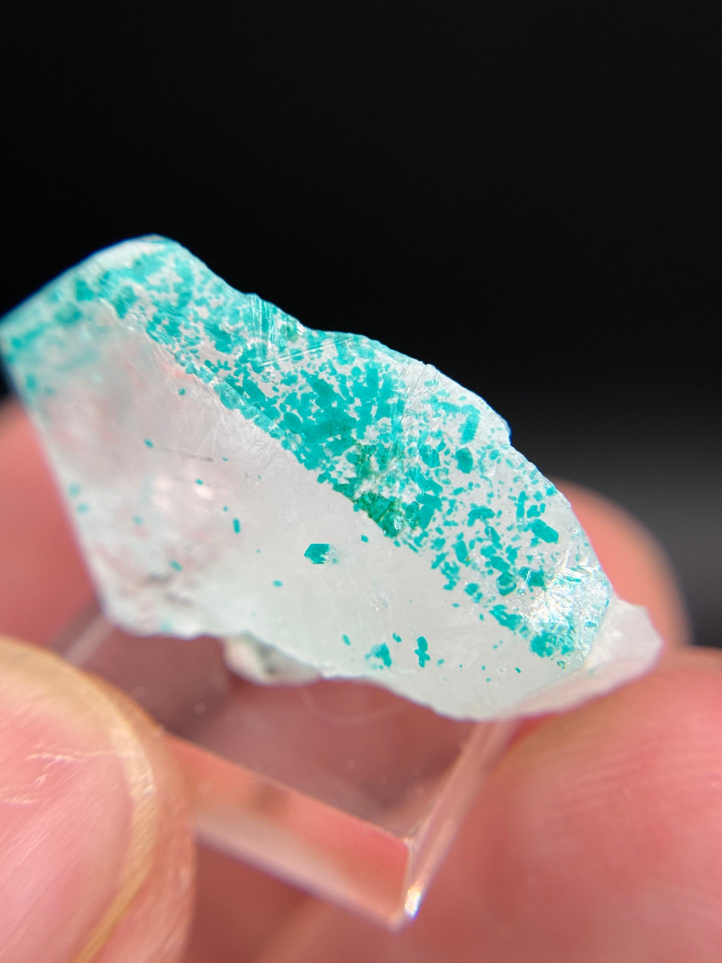 Dioptase and Quartz, Kunene Region, Namibia