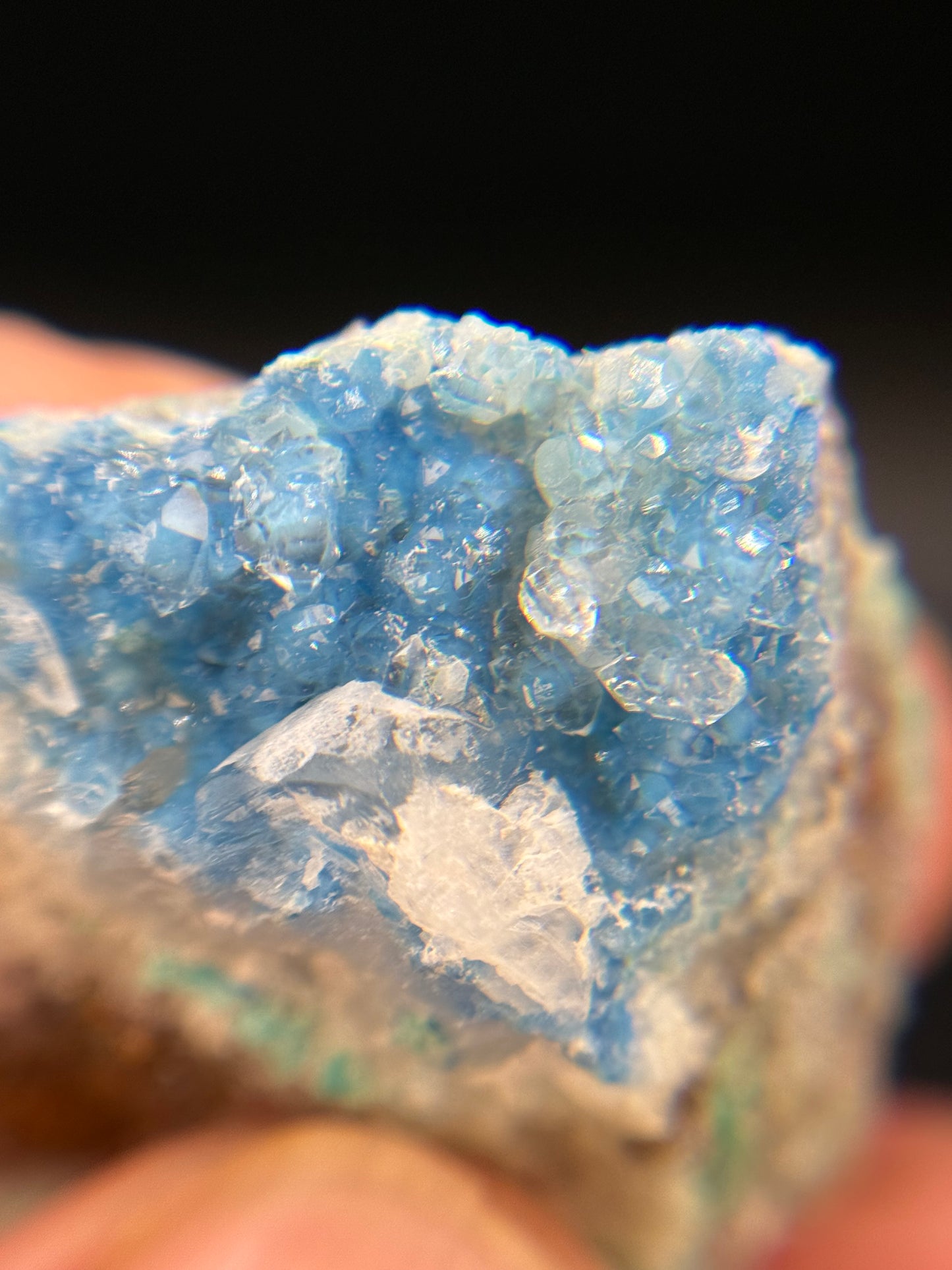 Shattuckite and Quartz, Kunene Region, Namibia