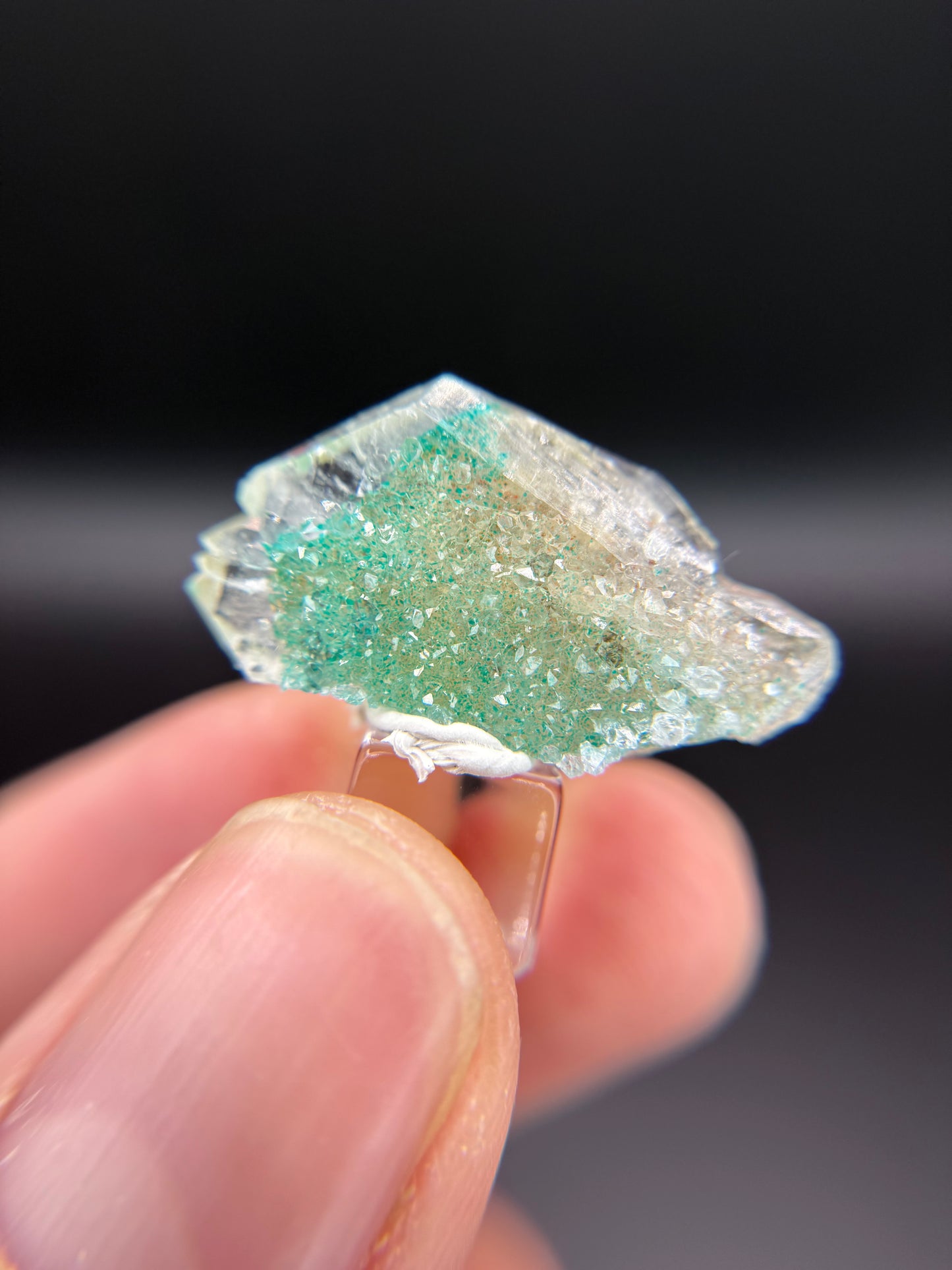 Dioptase and Quartz, Kunene Region, Namibia