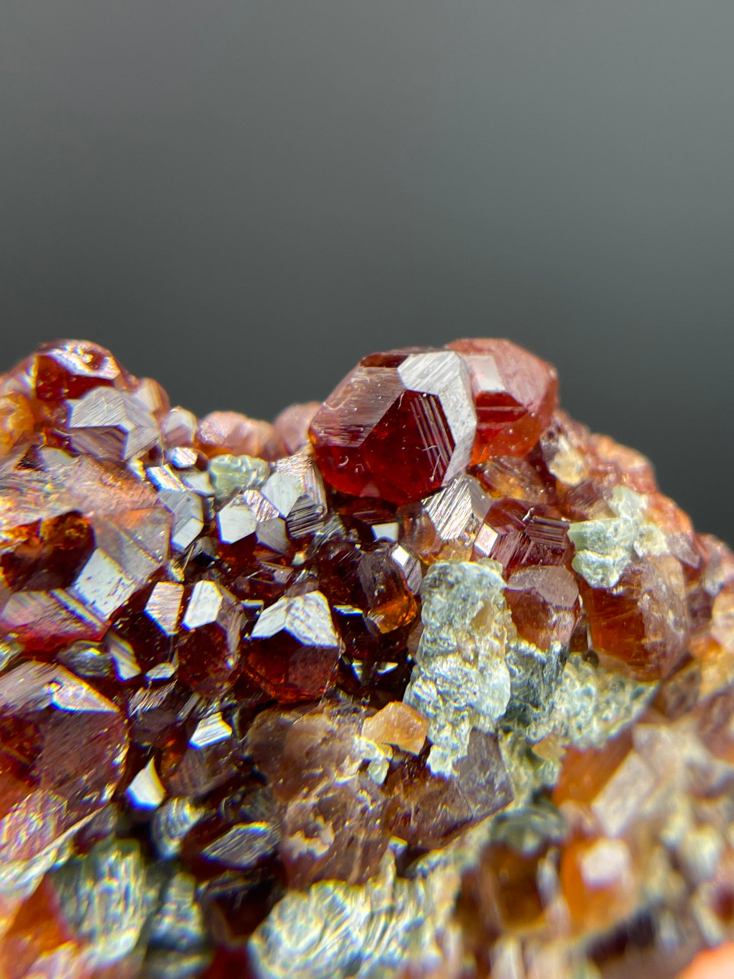 Hessonite Garnet with Clinochlore, Valle d'Aosta