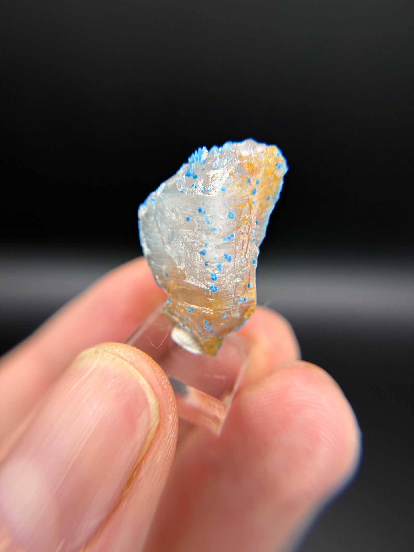 Shattuckite in Quartz, Kunene Region, Namibia