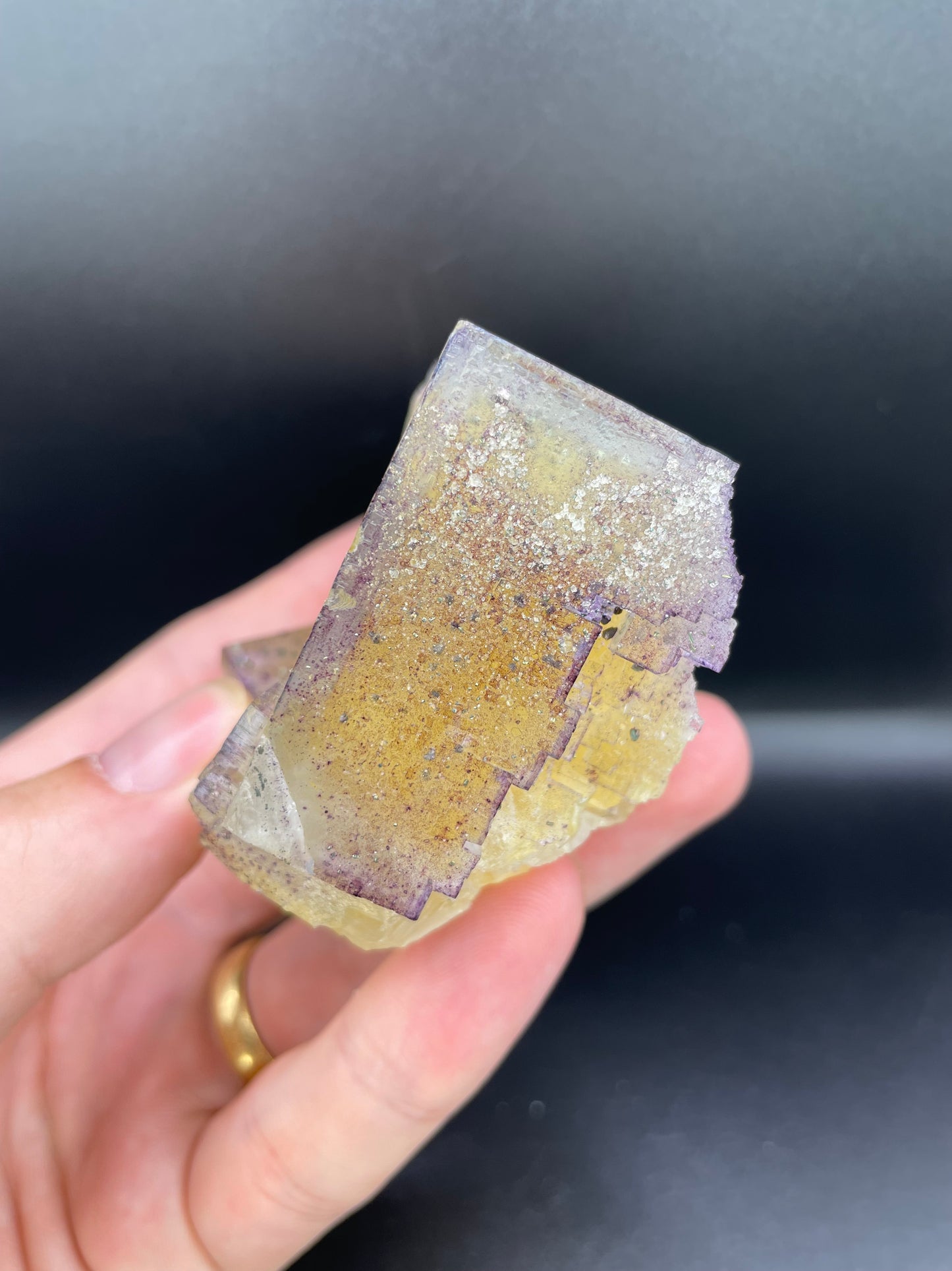 Fluorite, Annabelle Lee Mine, Hardin County, Illinois