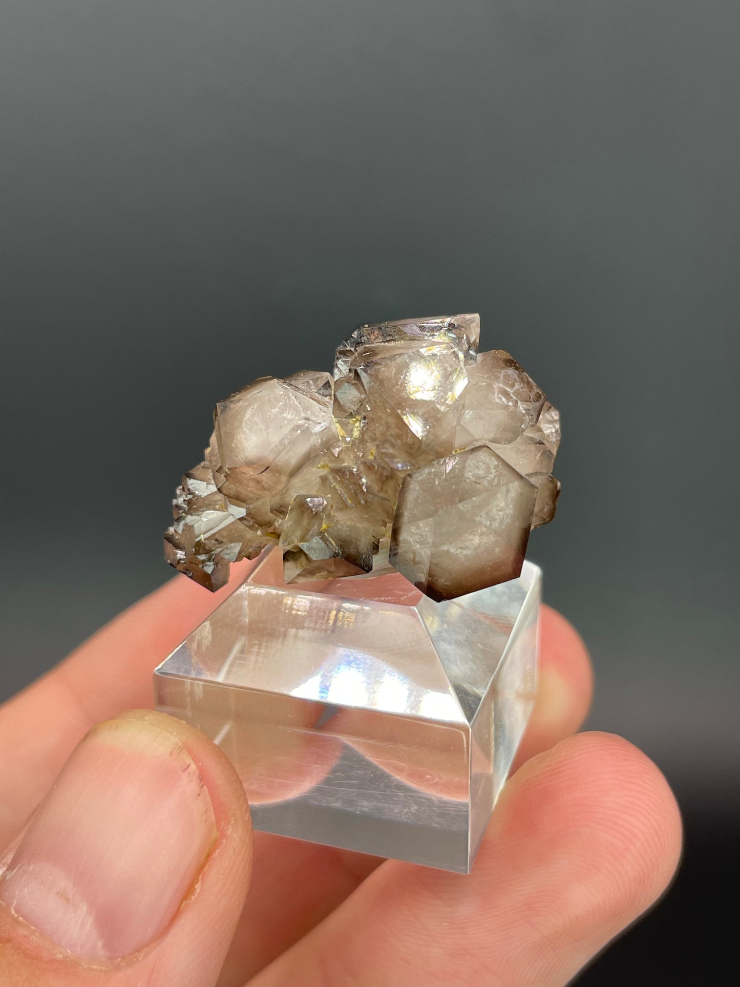 Smoky Quartz, Johanneszeche, Goepfersgruen,, Germany