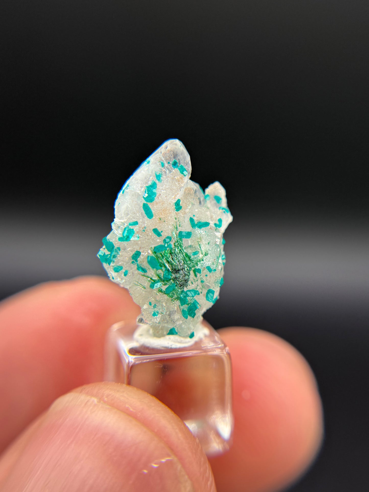 Malachite, Dioptase and Quartz, Kunene Region, Namibia