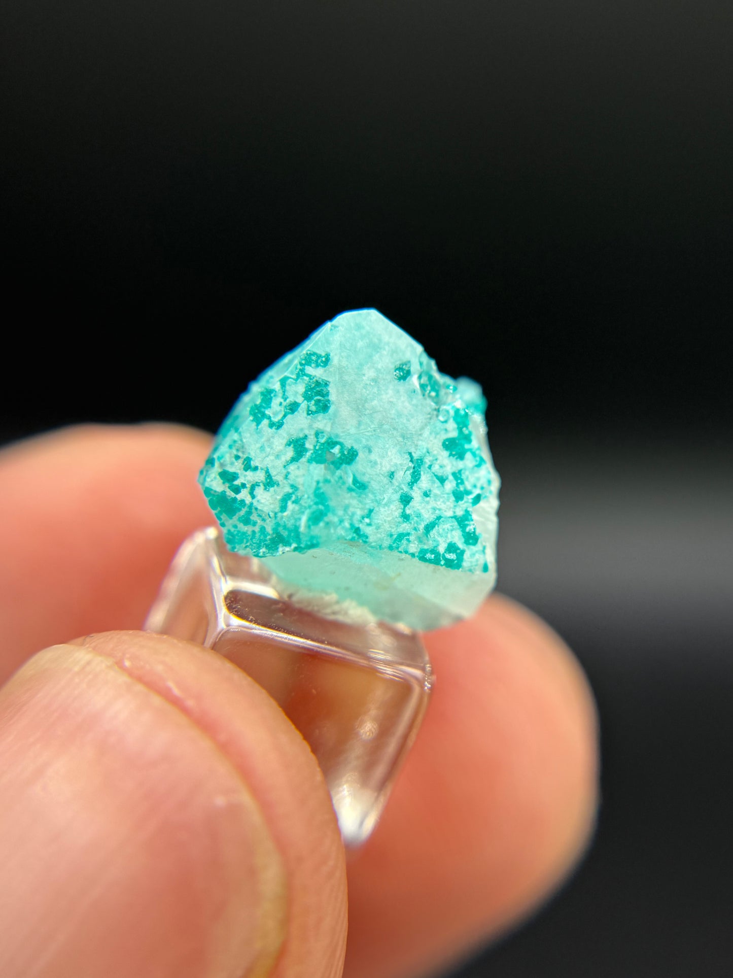 Dioptase and Quartz, Kunene Region, Namibia