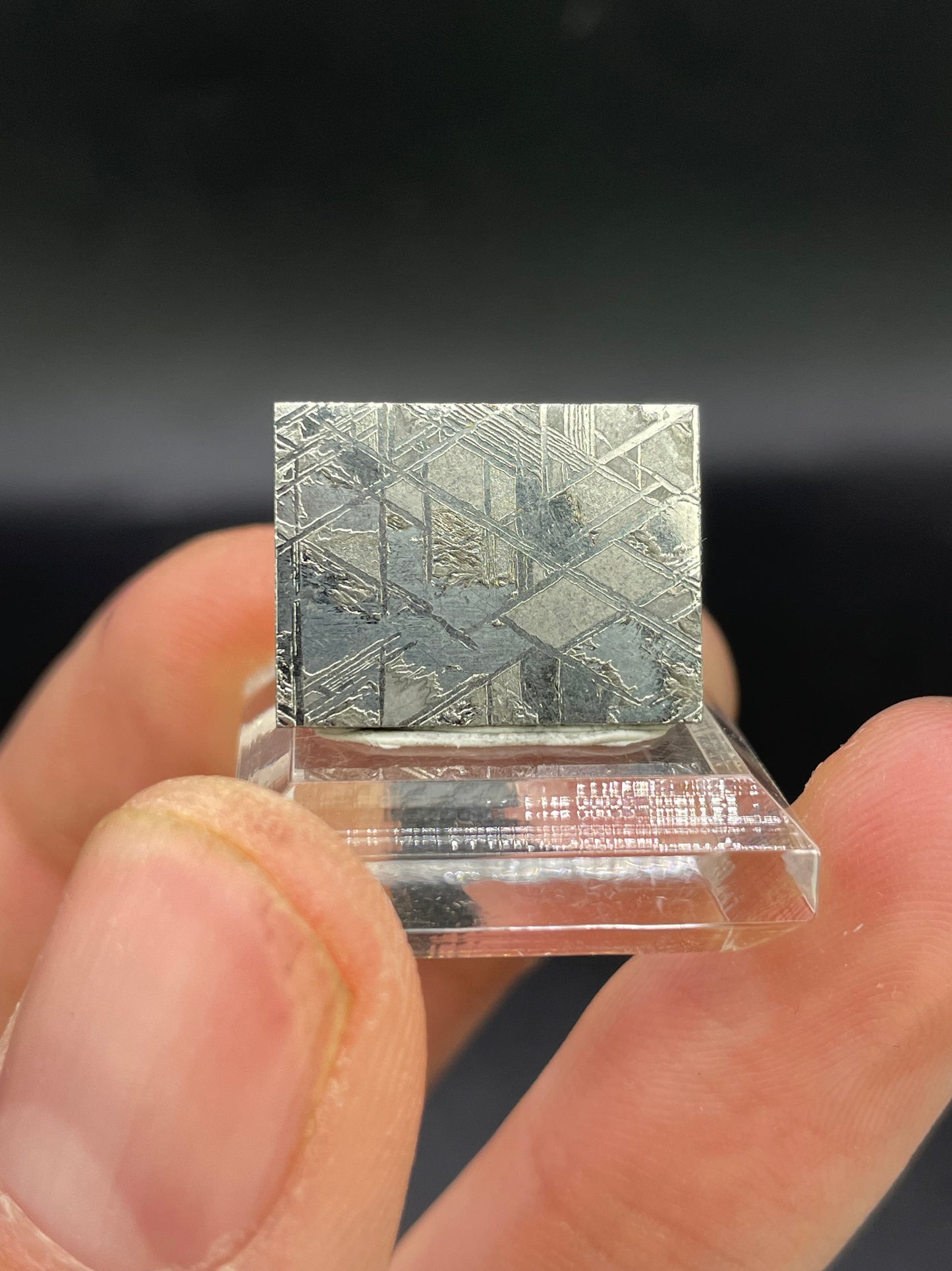 Muonionalusta Meteorite Slice from Norrbotten, Sweden