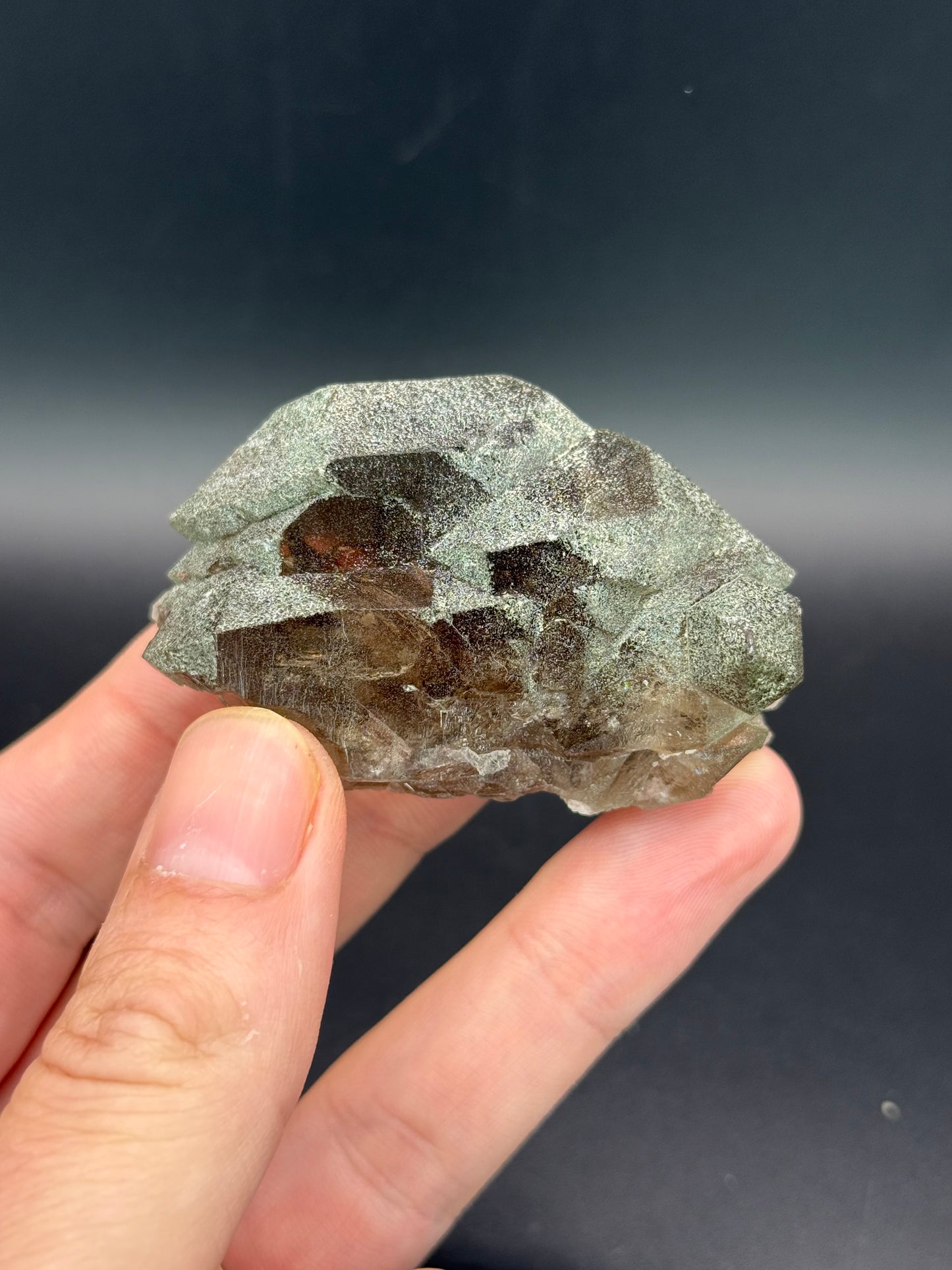 Gwindel Smoky Quartz, Val Cavrein, Disentis, Grisons, Switzerland