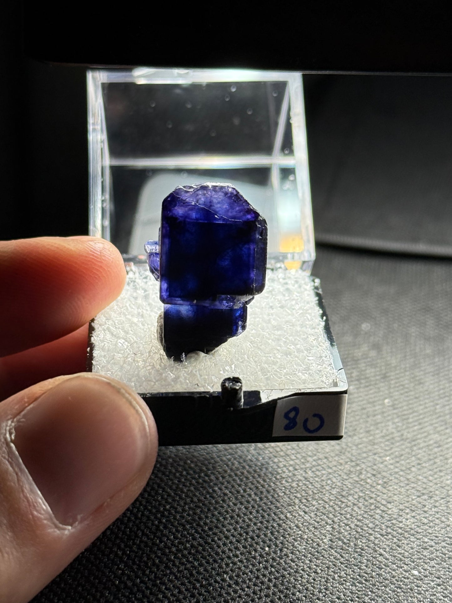 Fluorite (color change), Mandinga Mine, Laguna Brava, Loboy District, Unión Department, Córdoba Province, Argentina.