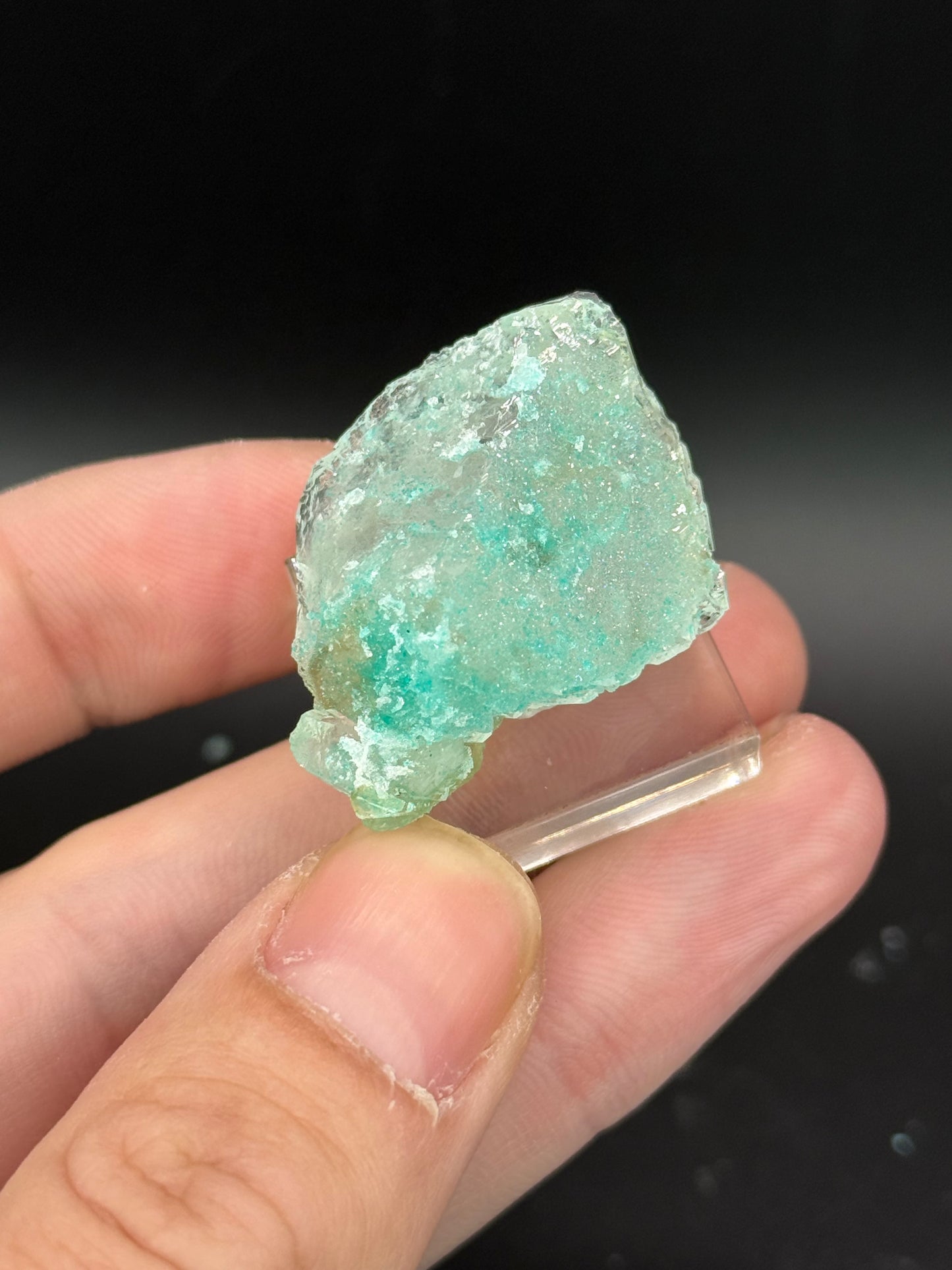 Dioptase and Quartz, Kunene Region, Namibia