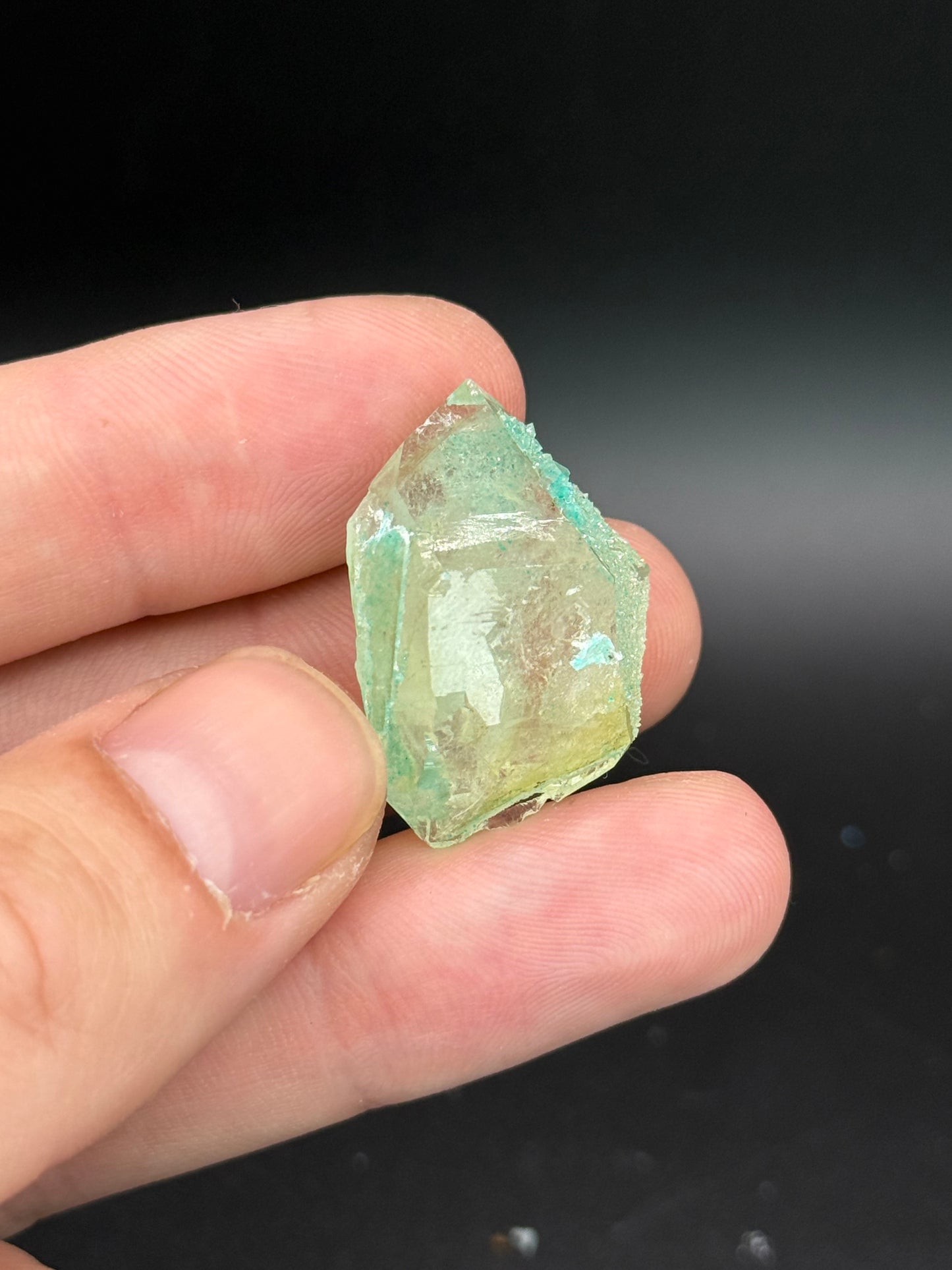 Dioptase and Quartz, Kunene Region, Namibia