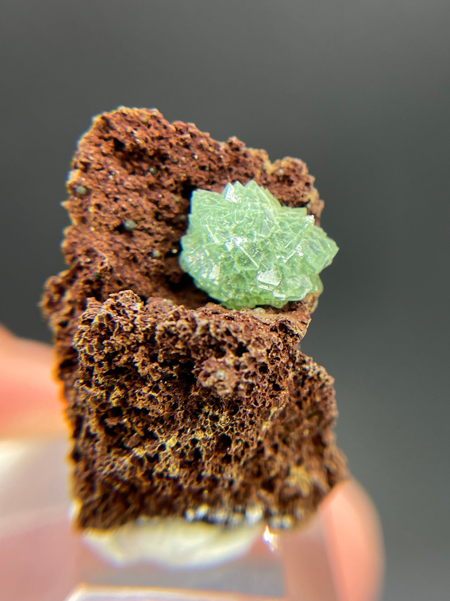 Cuprian Adamite, Ojuela Mine, Mapimi, Durango, Mexico