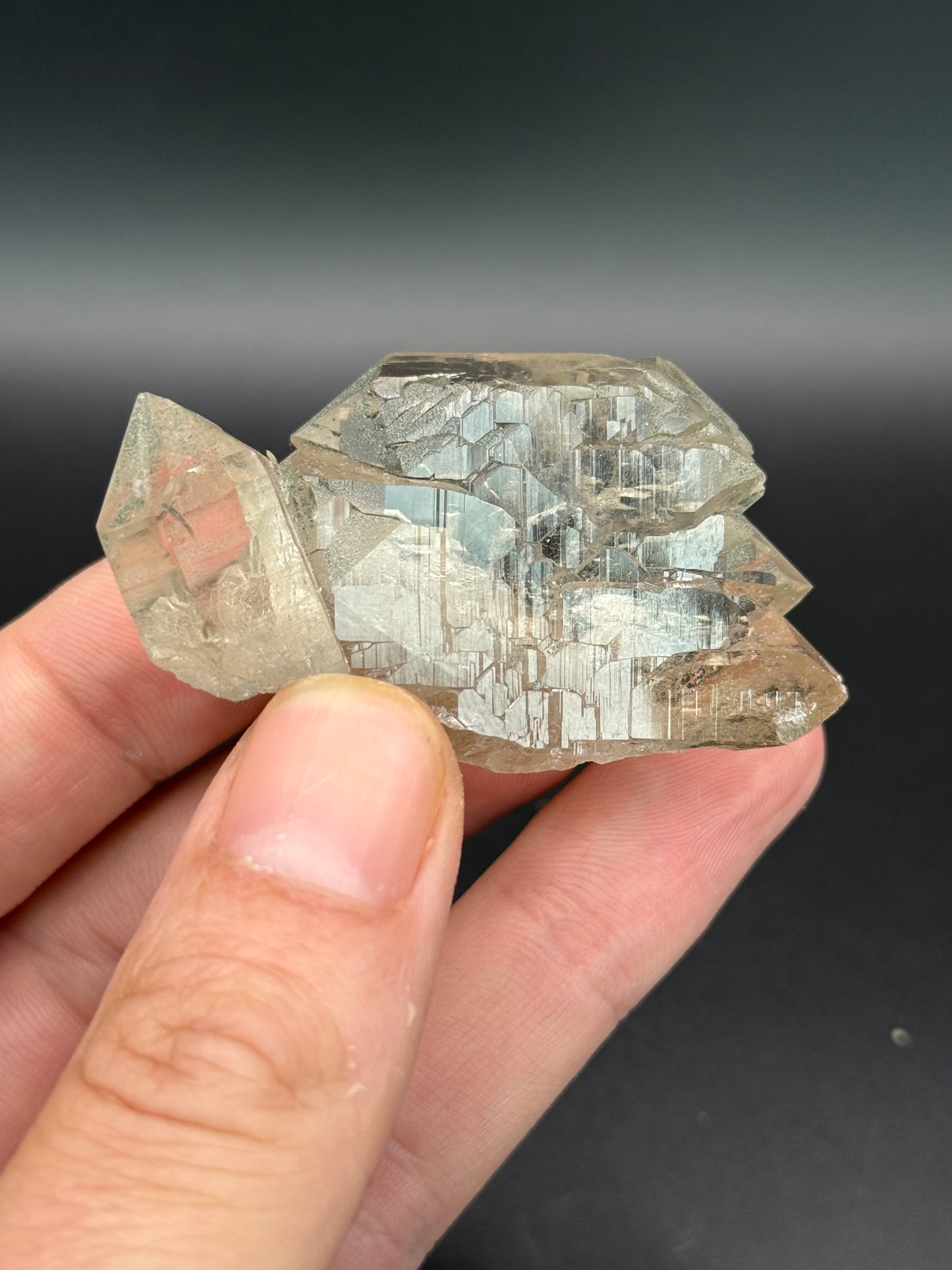 Gwindel Smoky Quartz, Val Cavrein, Disentis, Grisons, Switzerland