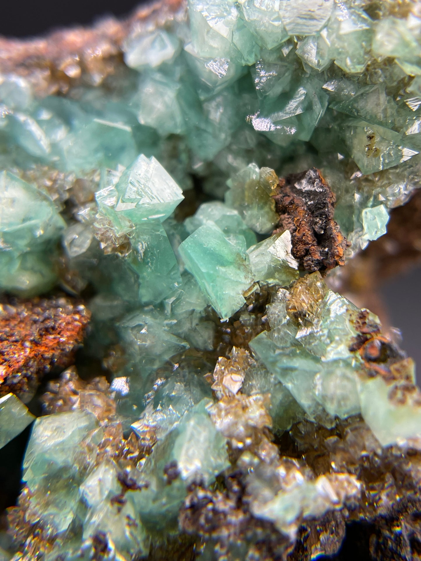 Cuprian Adamite, Ojuela Mine, Mapimi, Durango, Mexico