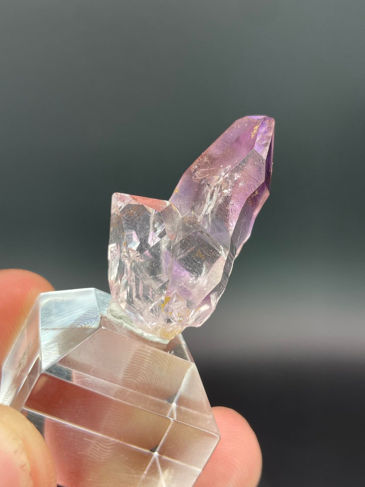 Amethyst Japan Law Twin, Marovoalavo Mine, Andilamena, Madagascar