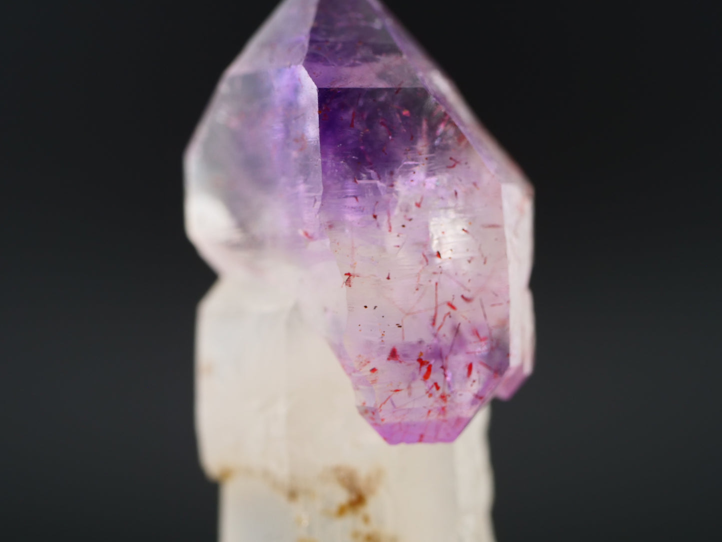Amethyst Scepter with Hematite, Denny Mountain, King Co., Washington, USA
