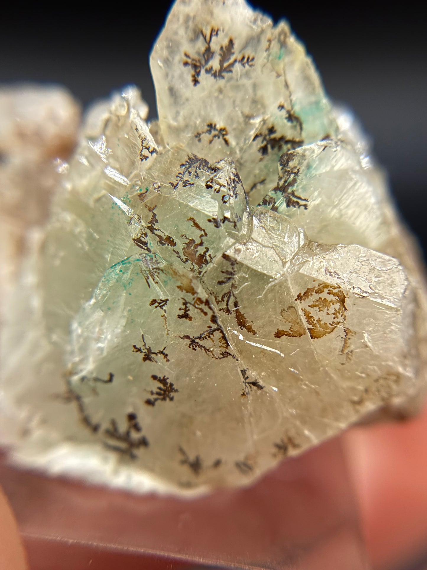 Dioptase and Quartz, Kunene Region, Namibia