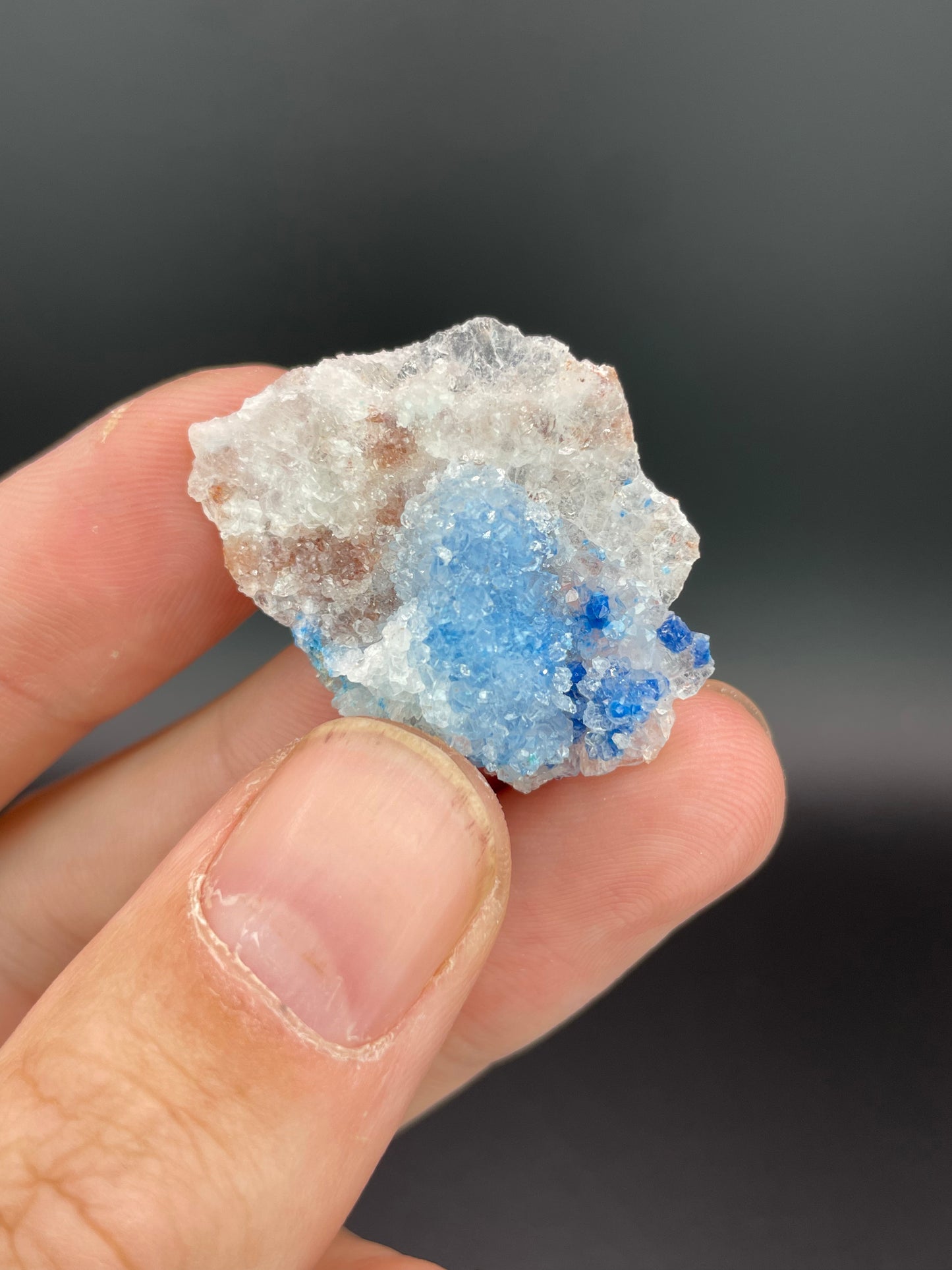 Shattuckite, Chrysocolla, Quartz, 992 Level, Milpillas Mine, Cuitaca, Sonora, Mexico