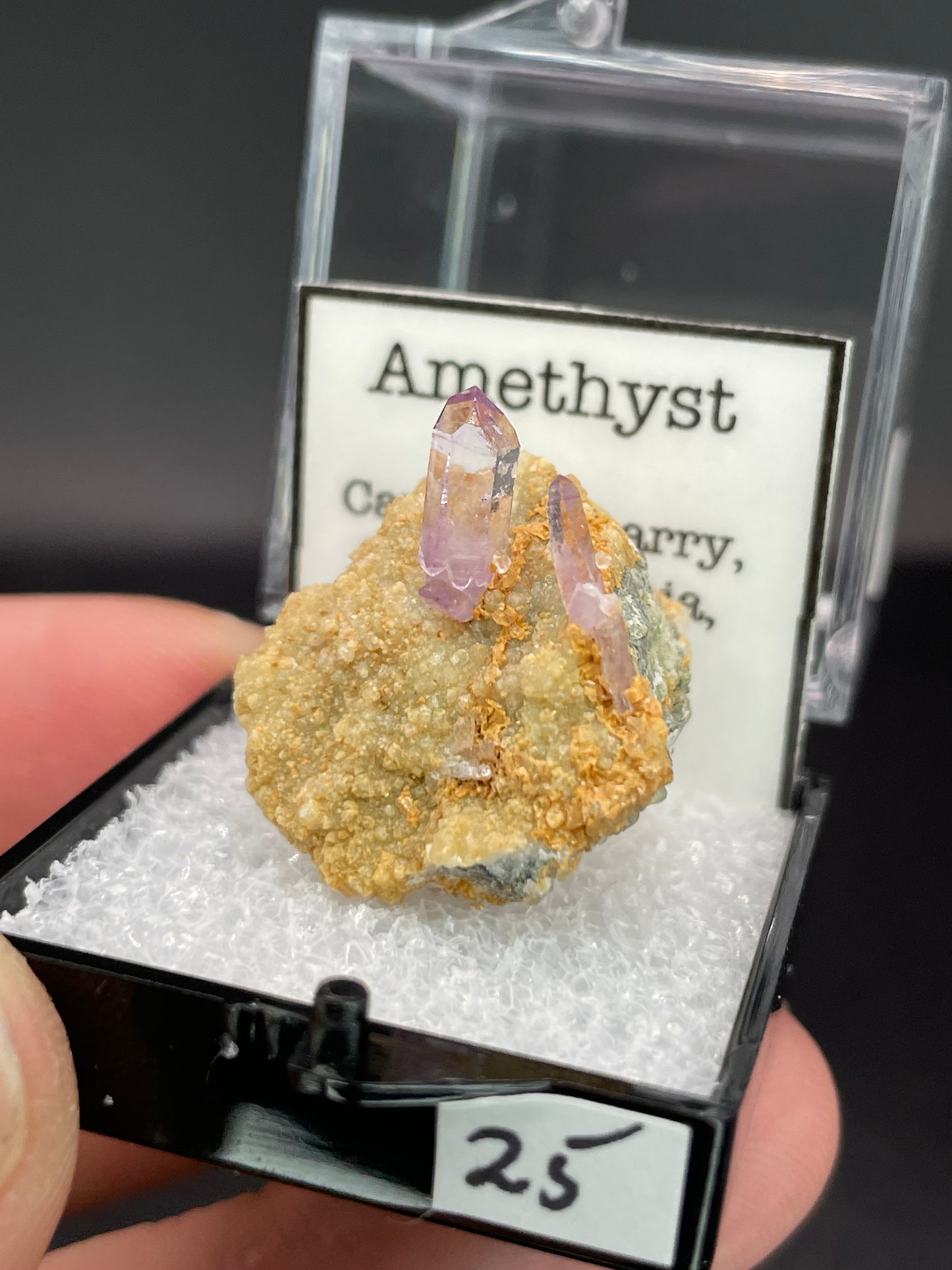 Amethyst, Capurru Quarry, Osilo, Sardinia, Italy