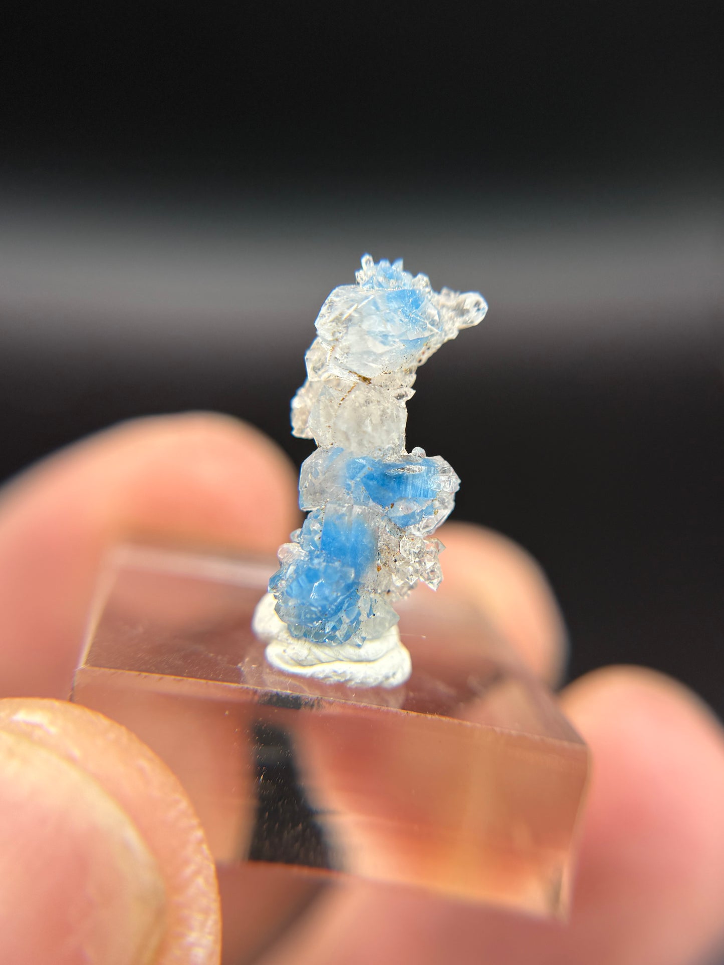 Shattuckite in Quartz, Kunene Region, Namibia