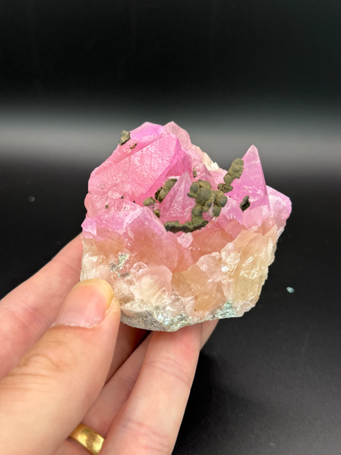 Cobaltoan Calcite, Mashamba West Mine, Kolwezi, Lualaba, DR Congo