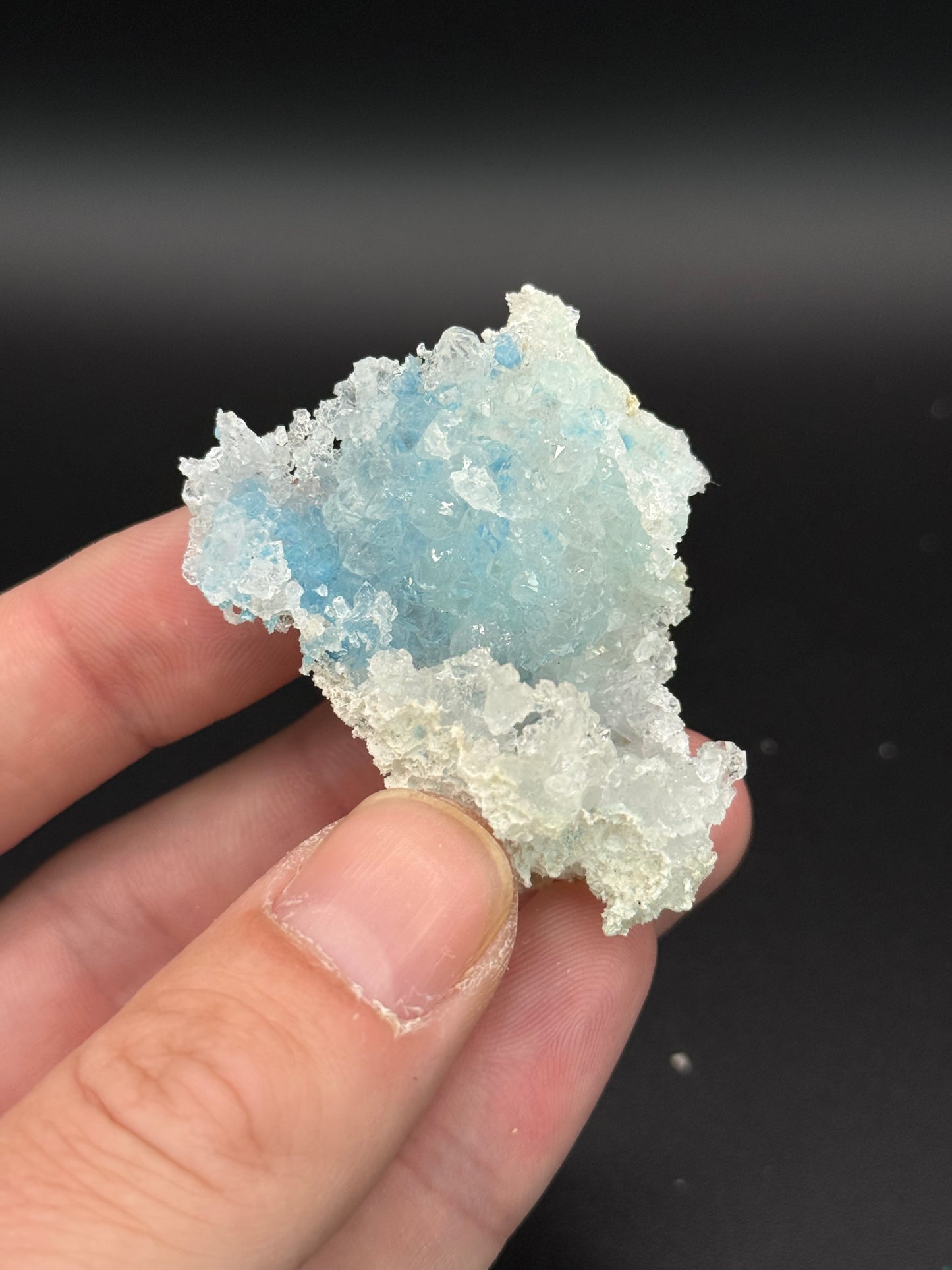 Shattuckite in Quartz, Kunene Region, Namibia