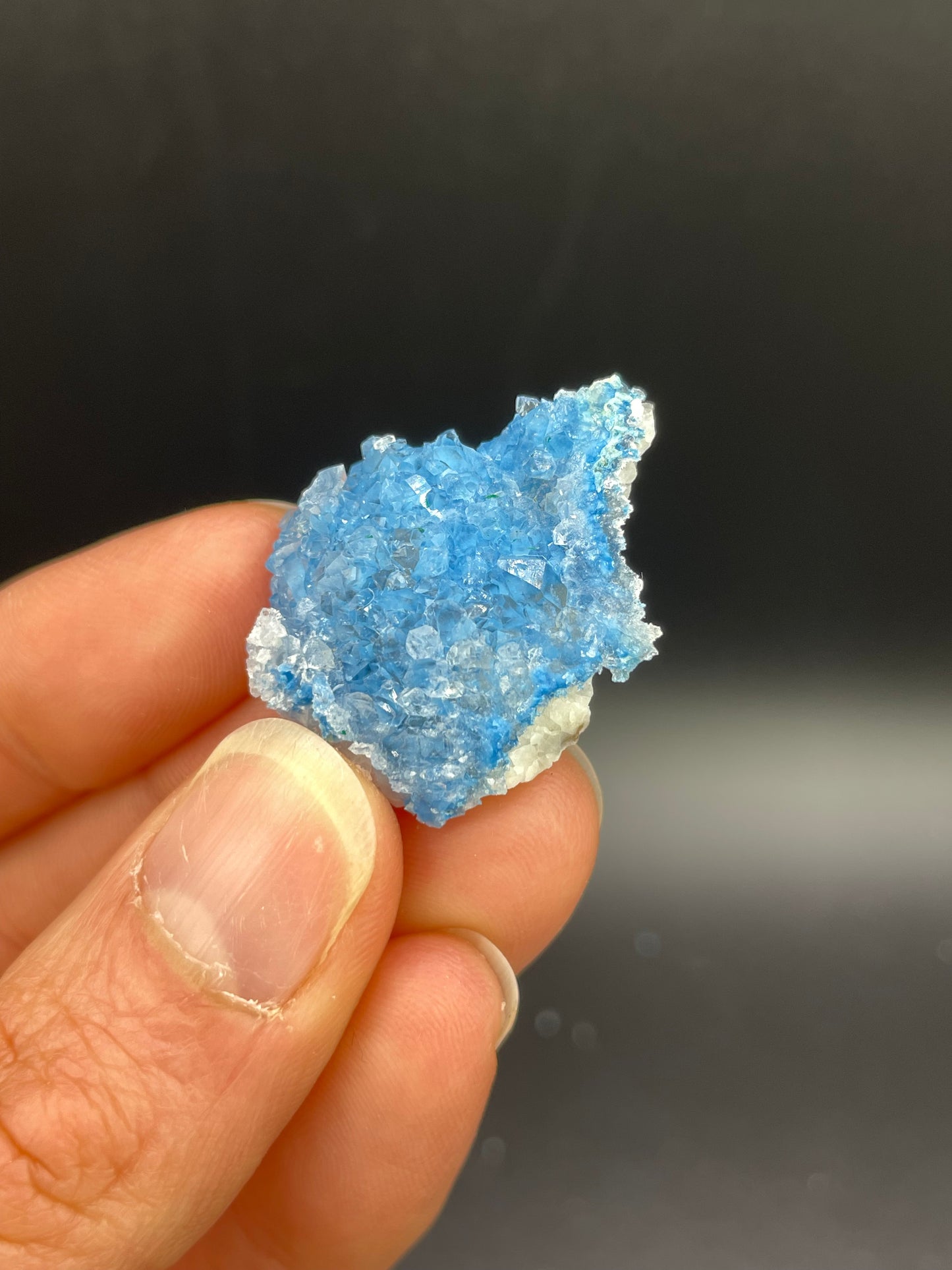 Shattuckite in Quartz, Kunene Region, Namibia