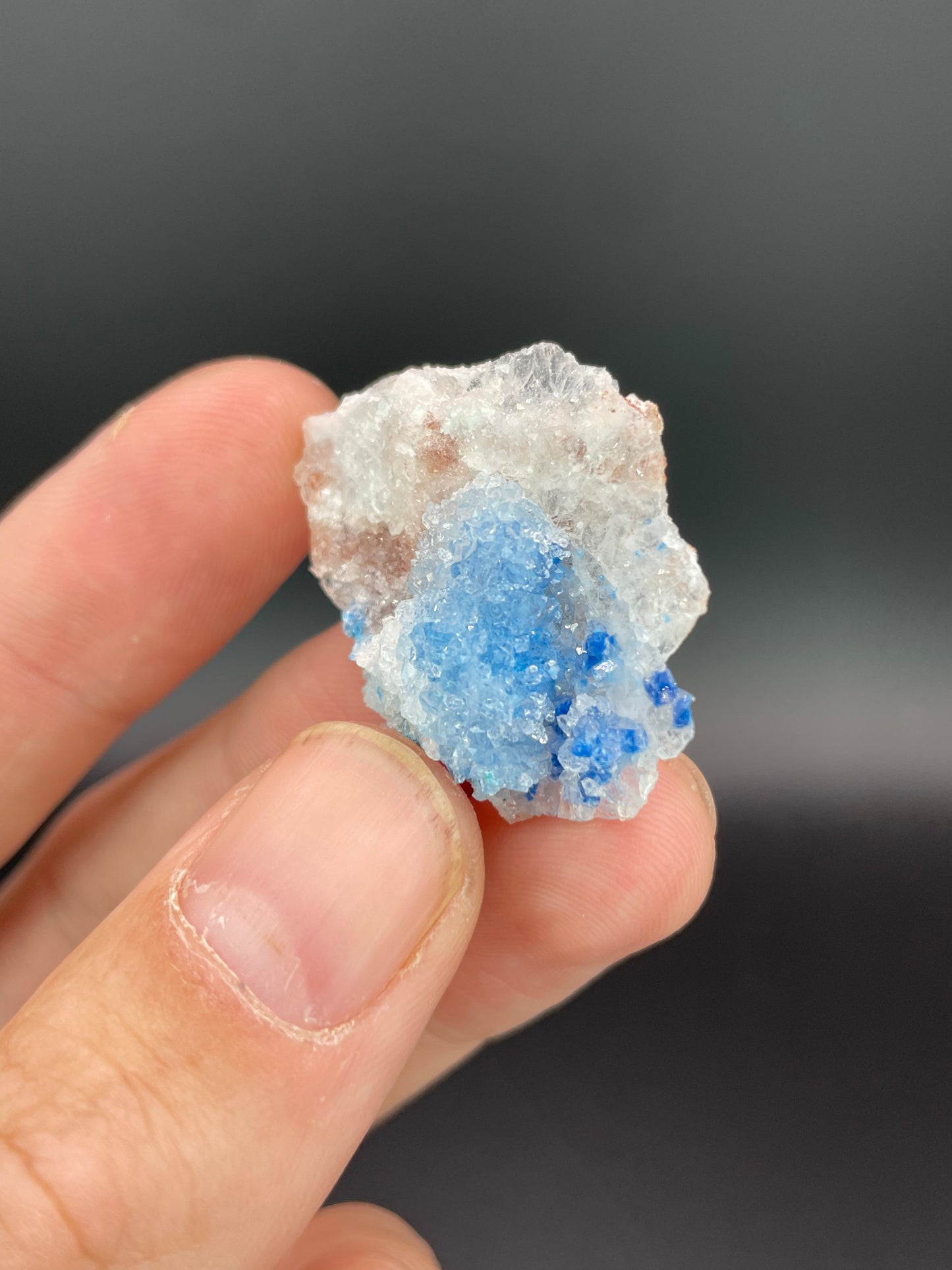 Shattuckite, Chrysocolla, Quartz, 992 Level, Milpillas Mine, Cuitaca, Sonora, Mexico