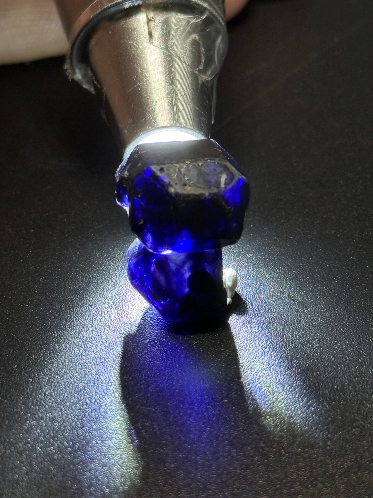 Fluorite (color change), Mandinga Mine, Laguna Brava, Loboy District, Unión Department, Córdoba Province, Argentina.