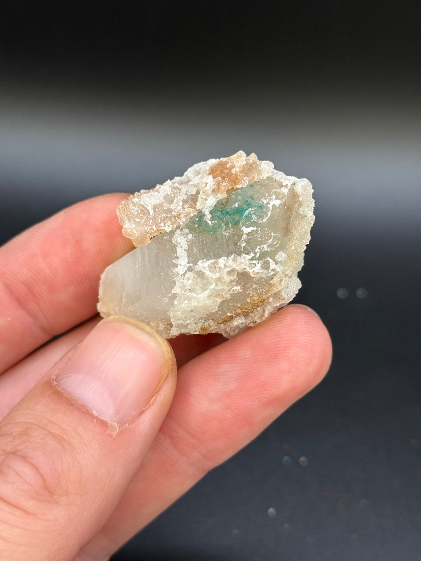 Dioptase and Quartz, Kunene Region, Namibia