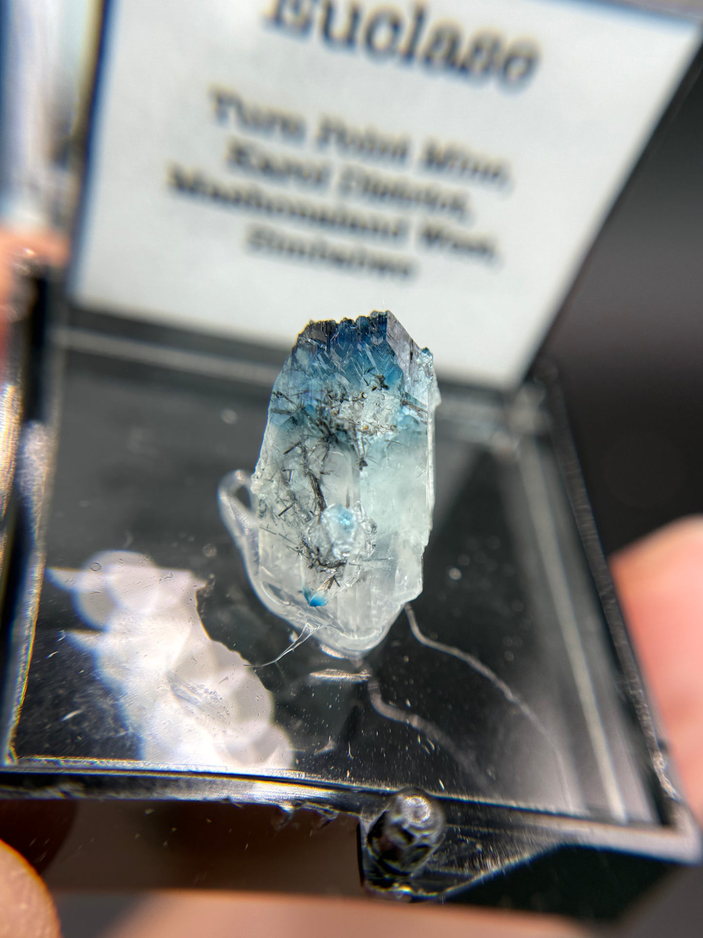 Euclase, Turn Point Mine, Karoi District, Mashonaland West, Zimbabwe