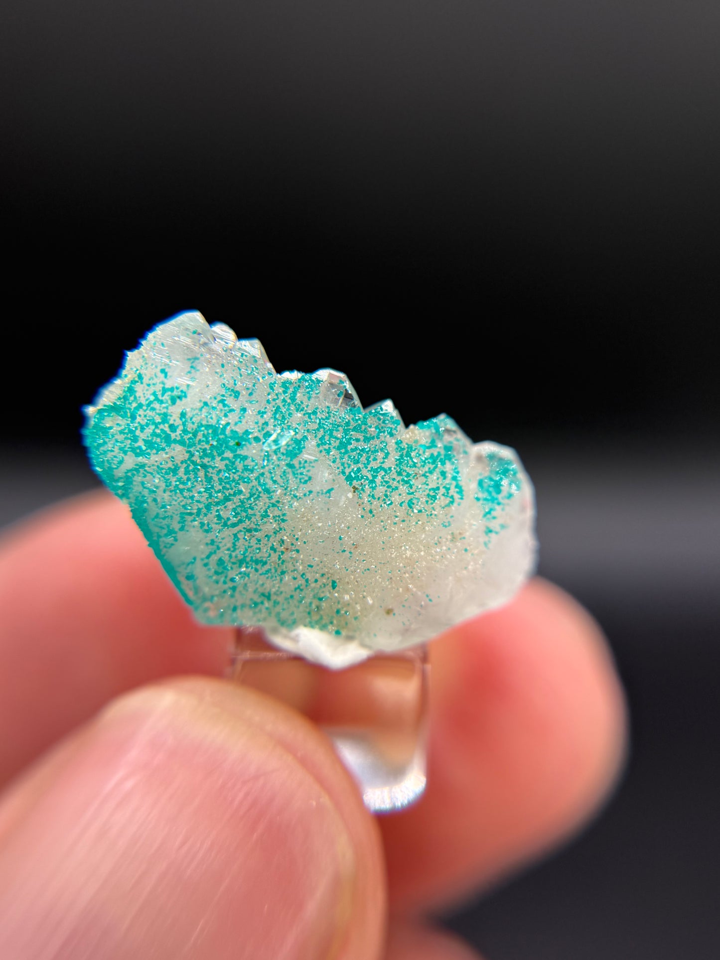 Dioptase and Quartz, Kunene Region, Namibia