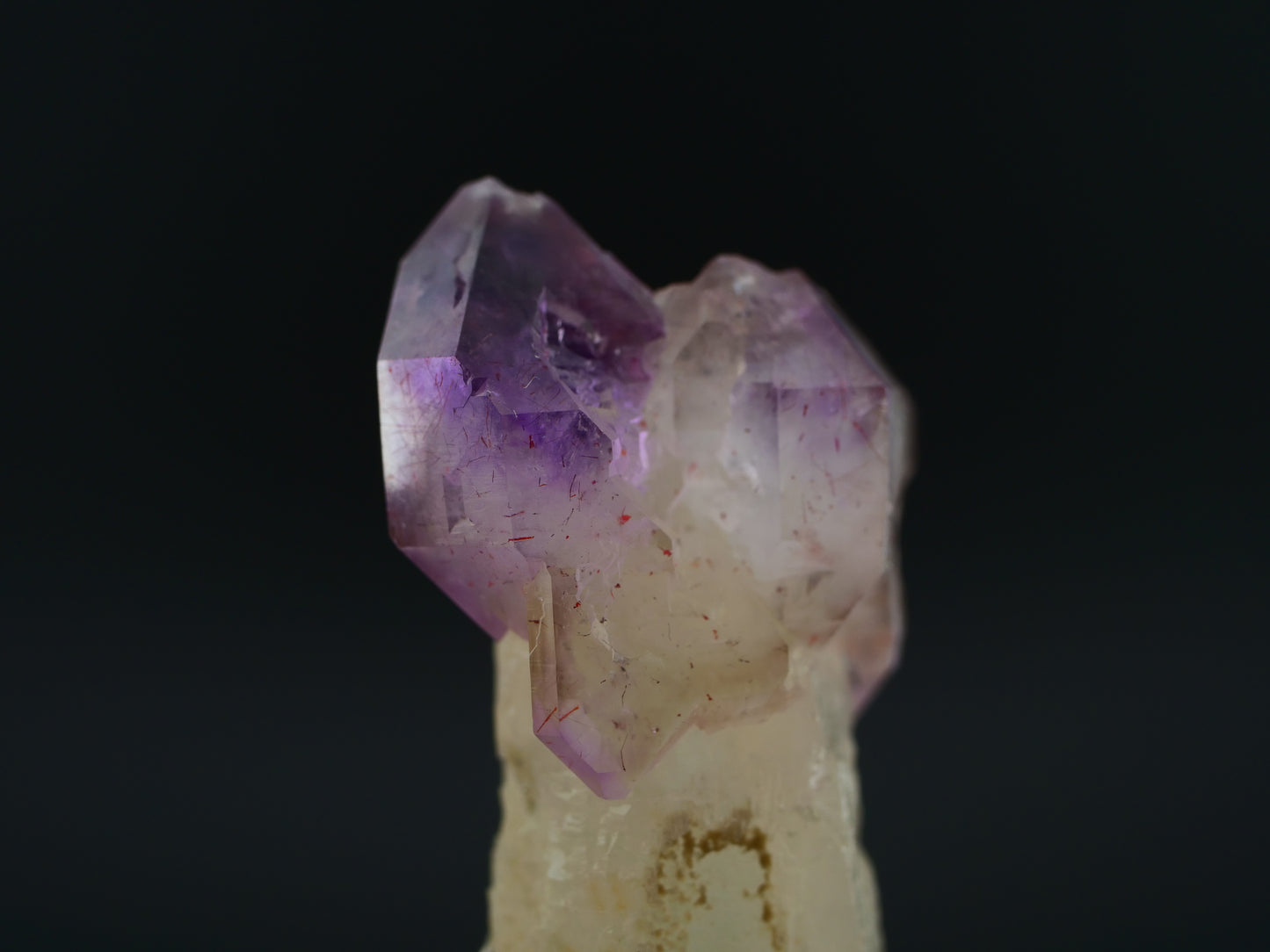 Amethyst Scepter with Hematite, Denny Mountain, King Co., Washington, USA