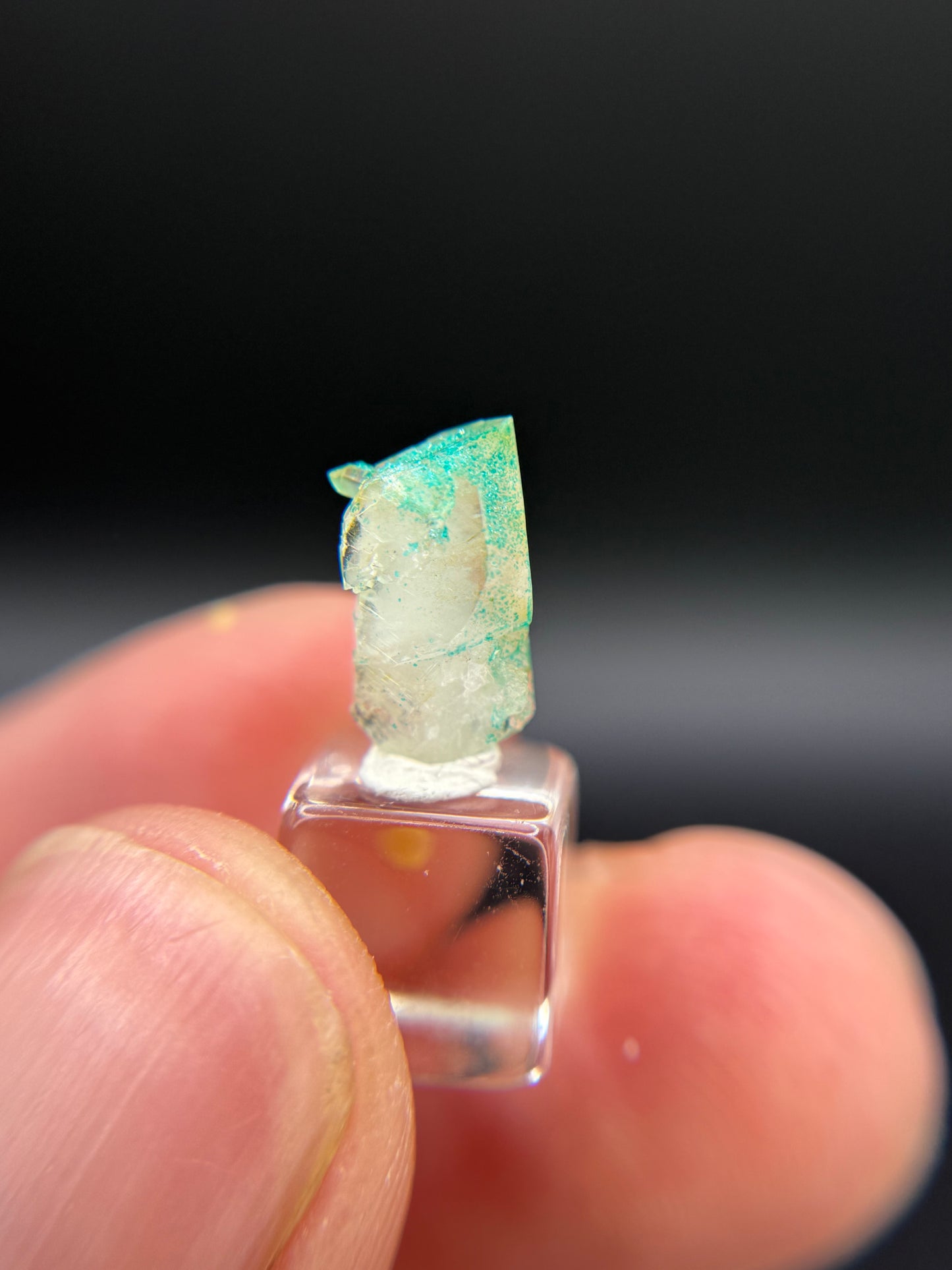 Dioptase and Quartz, Kunene Region, Namibia