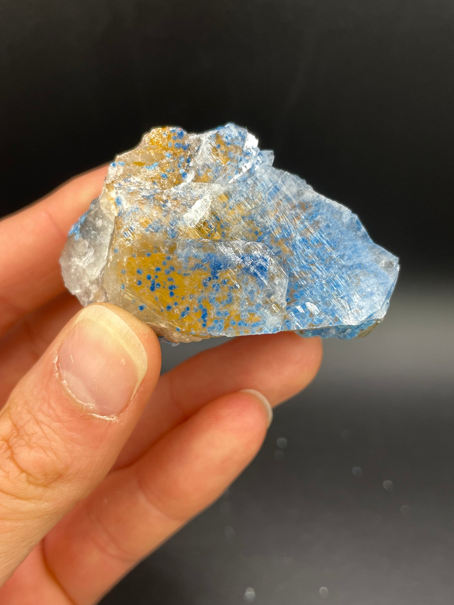 Shattuckite in Quartz, Kunene Region, Namibia