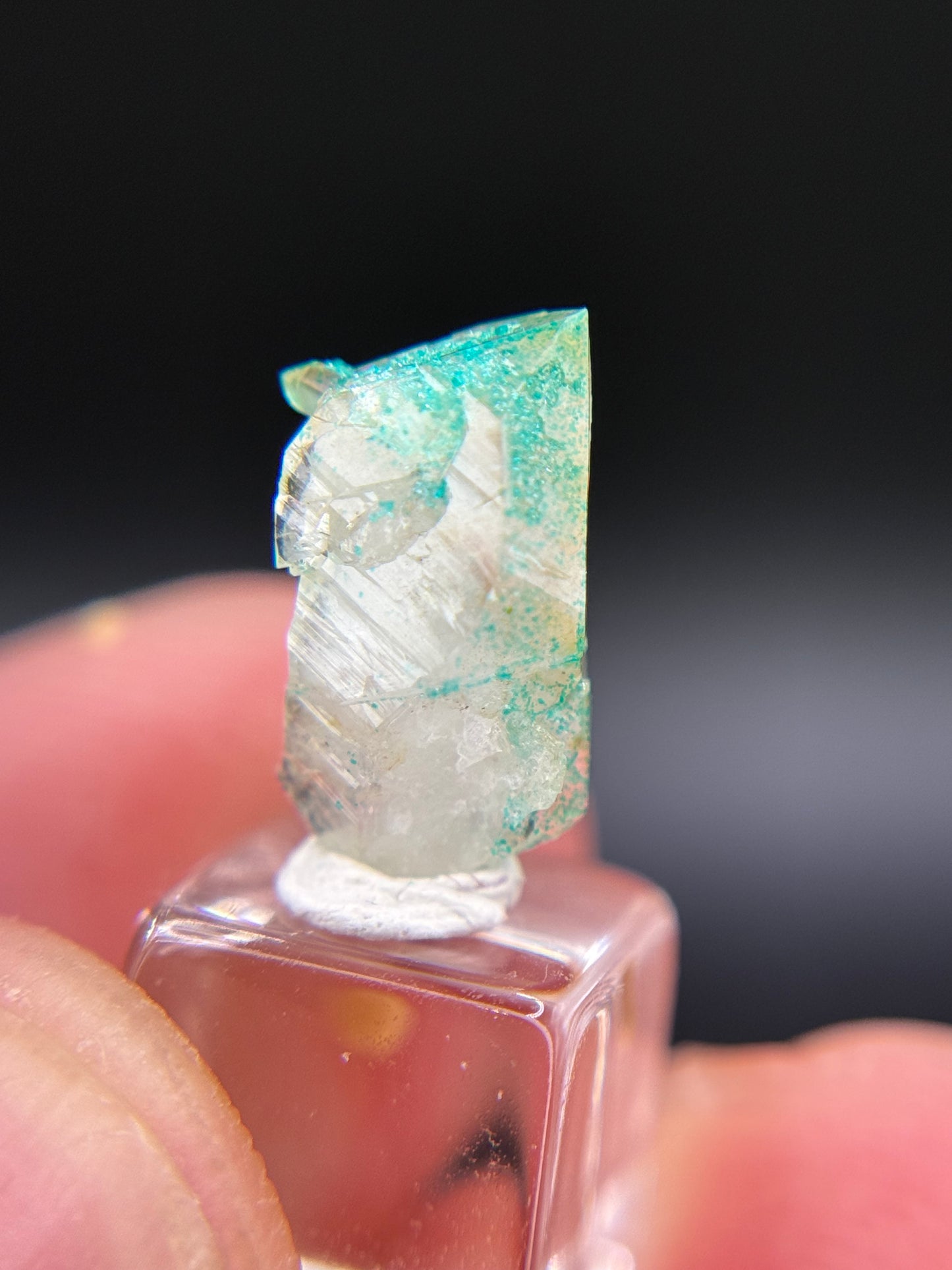 Dioptase and Quartz, Kunene Region, Namibia