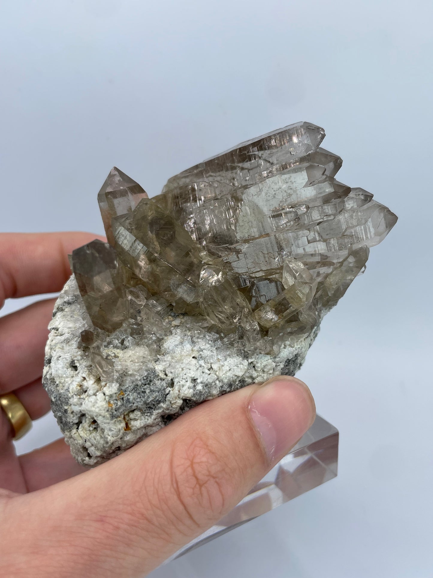 Gwindel Quartz, Marmotta Cleft, Grimsel, Bernese Alps, Switzerland