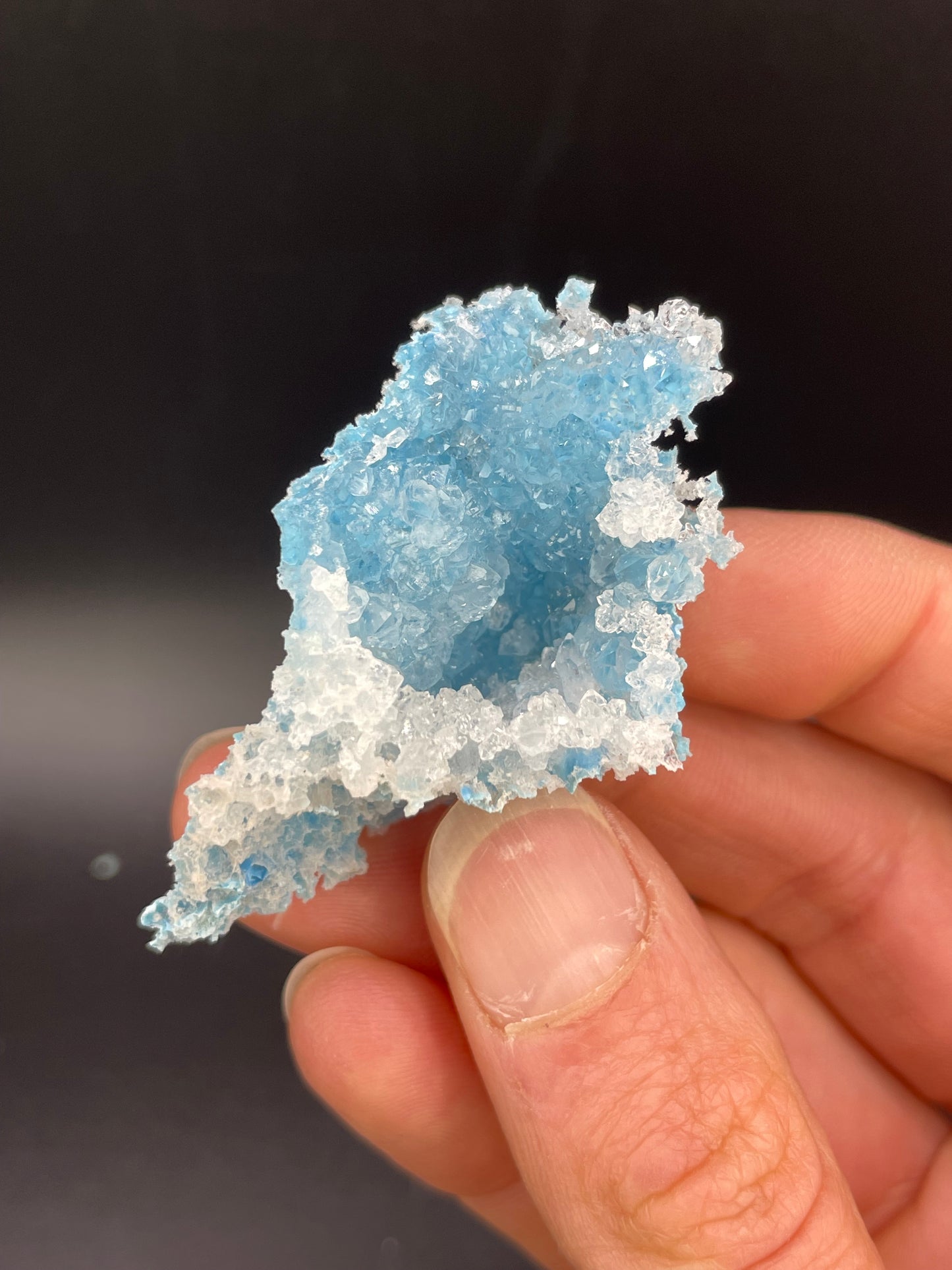 Shattuckite in Quartz, Kunene Region, Namibia