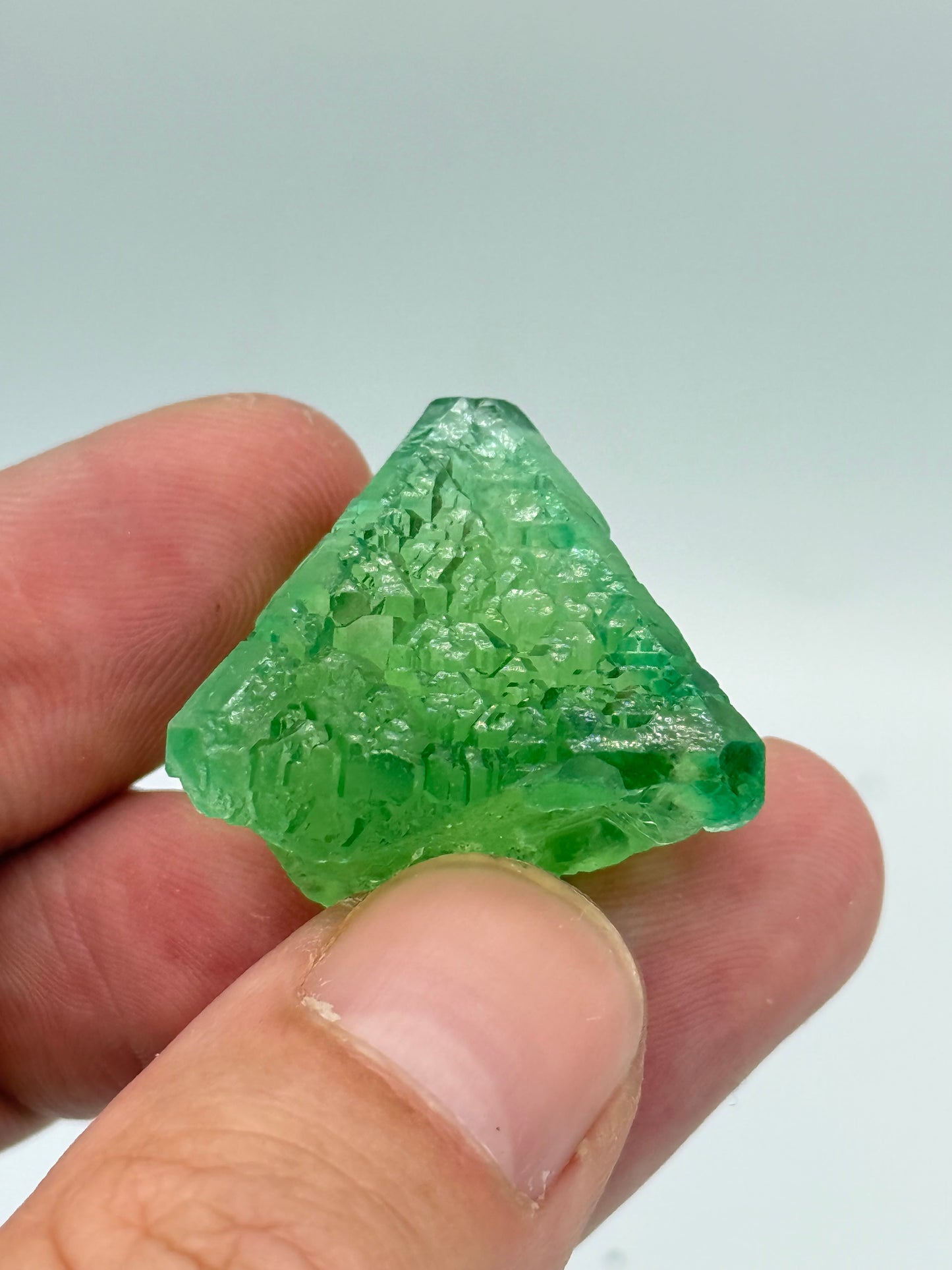 Fluorite, Milpo mine, Atacocha, Pasco Prov., Peru
