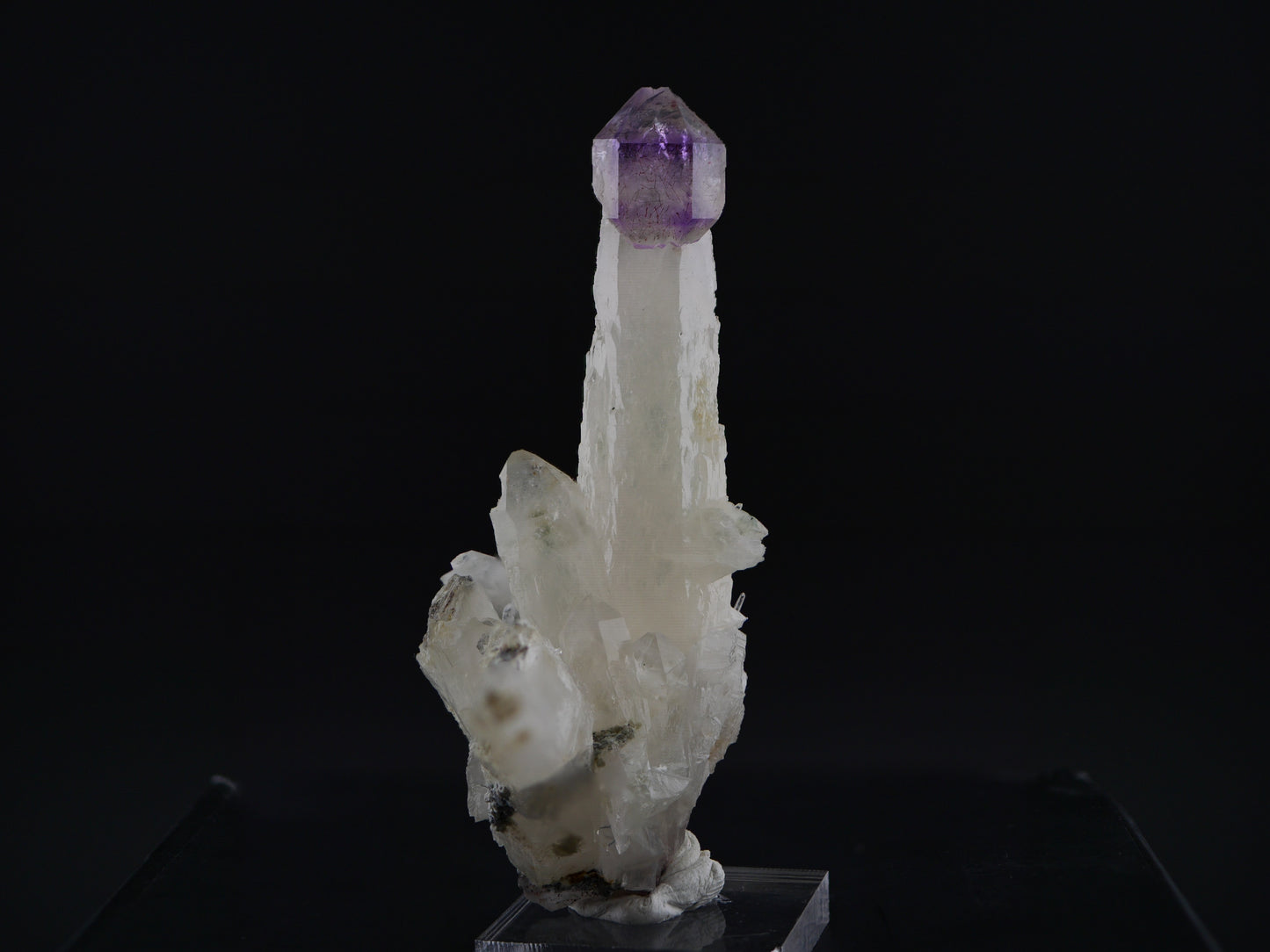 Amethyst Scepter with Hematite, Denny Mountain, King Co., Washington, US