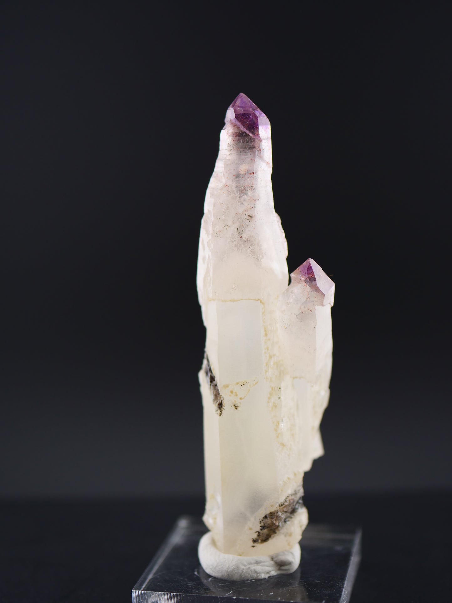Amethyst Scepters with Hematite, Denny Mountain, King Co., Washington, US