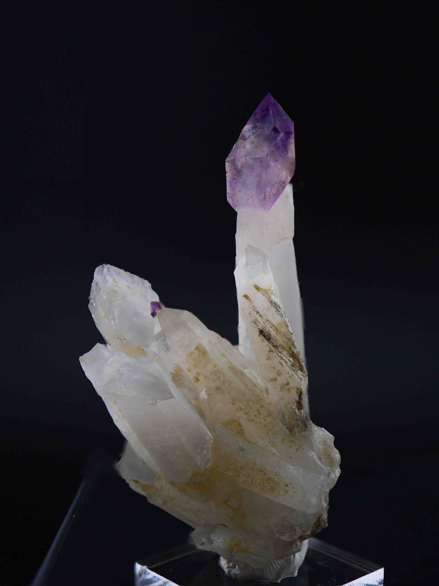 Amethyst Scepter with Hematite, Denny Mountain, King Co., Washington, US
