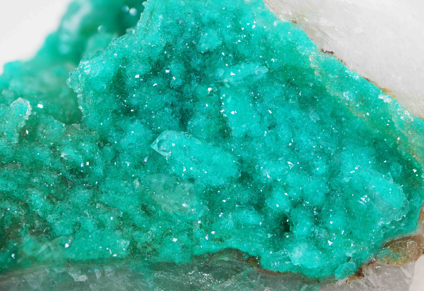 Dioptase in Quartz, Kunene Region, Namibia
