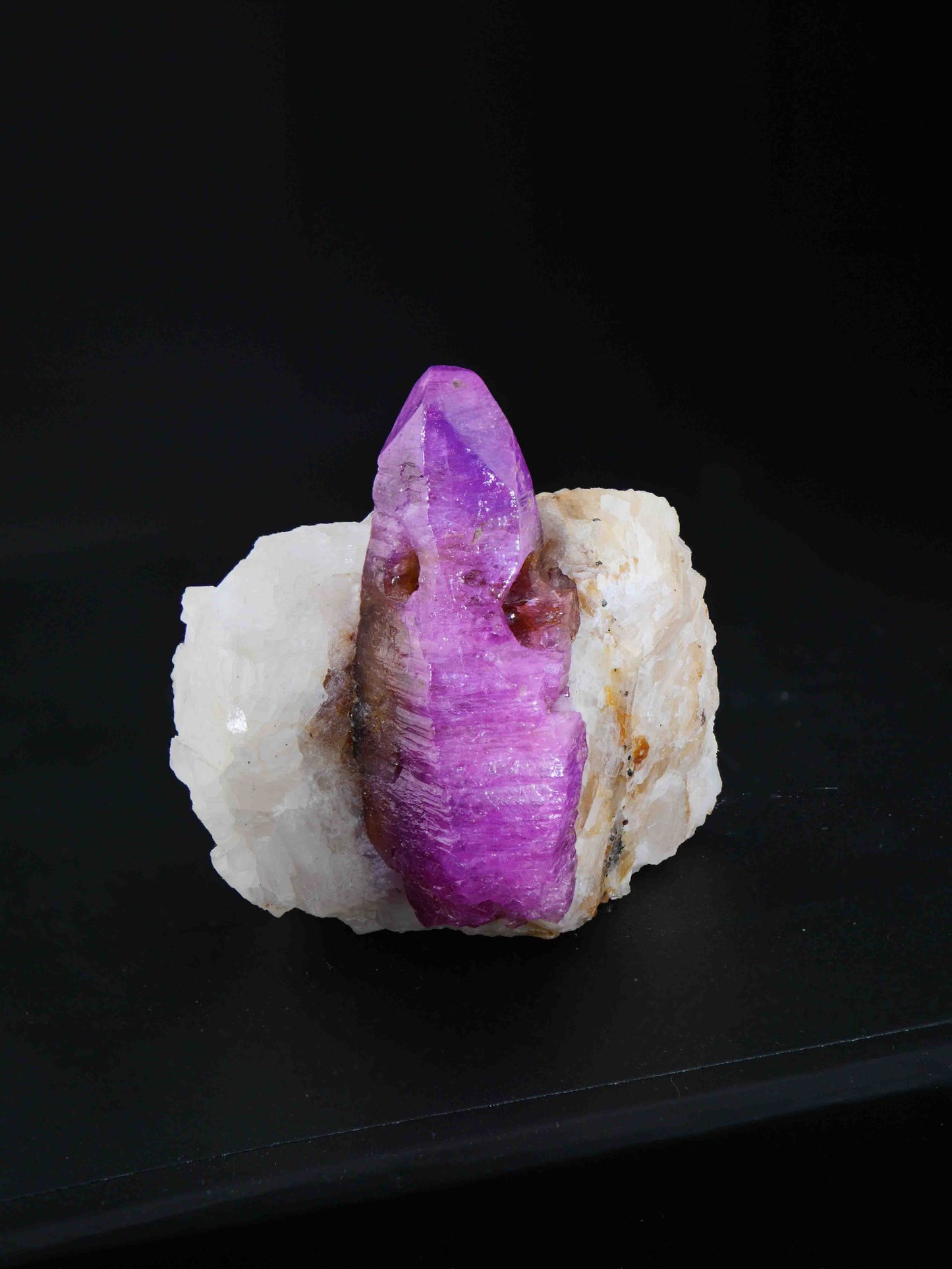 Ruby on Calcite, Jegdalek Ruby Mine, Surobi District, Kabul, Afghanistan