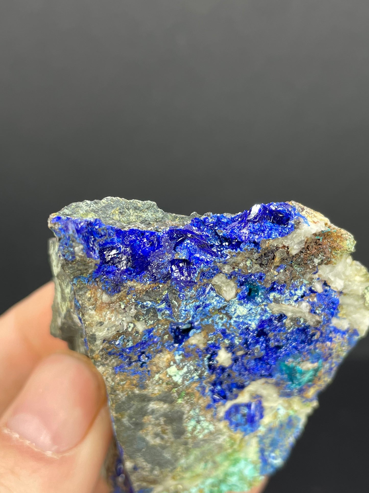 Caledonite, Linarite and Quartz, California