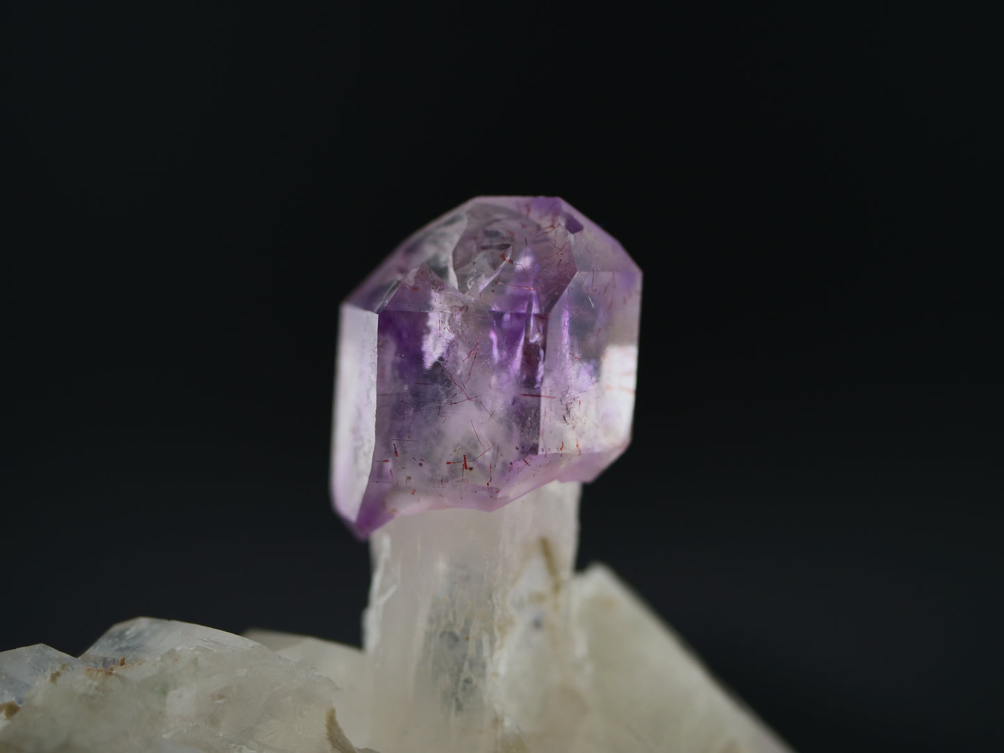 Amethyst Scepter with Hematite, Denny Mountain, King Co., Washington, US